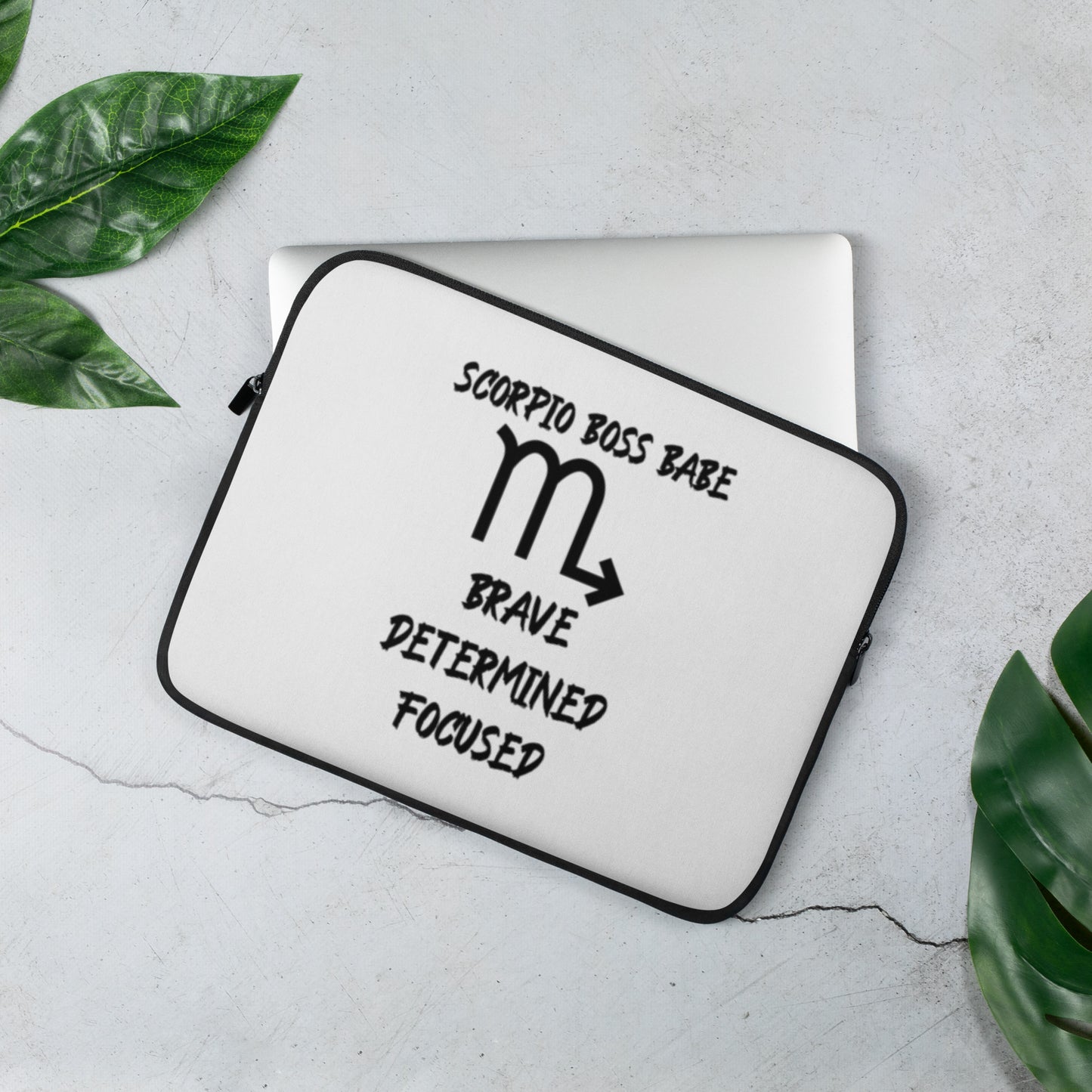 “Scorpio Boss Babe” Laptop Sleeve