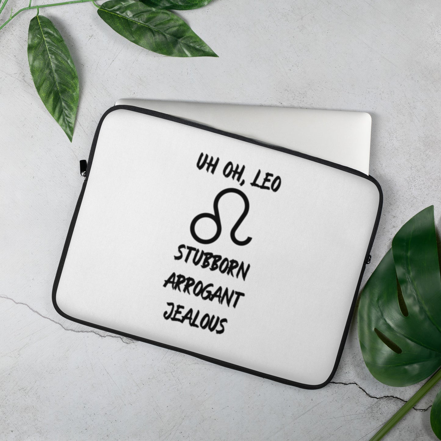 “Uh Oh, Leo” Laptop Sleeve