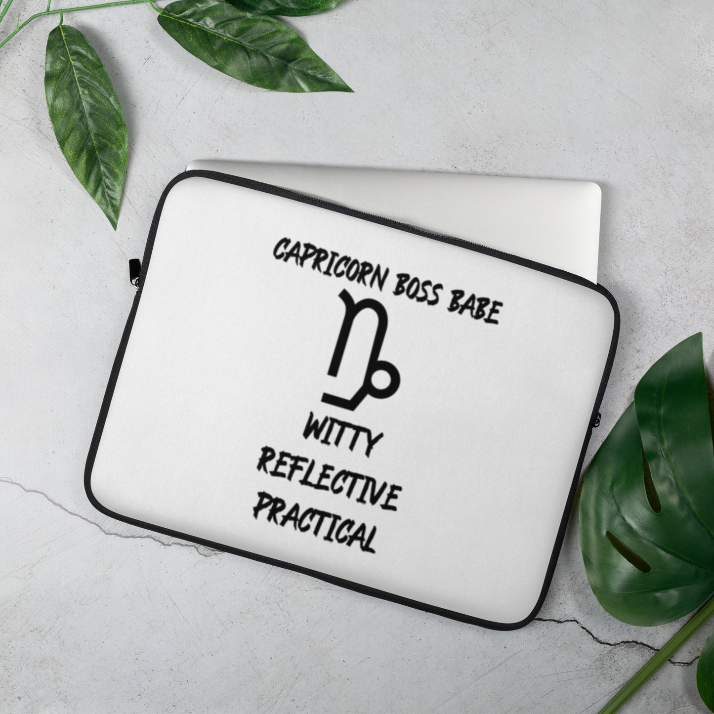 “Capricorn Boss Babe” Laptop Sleeve
