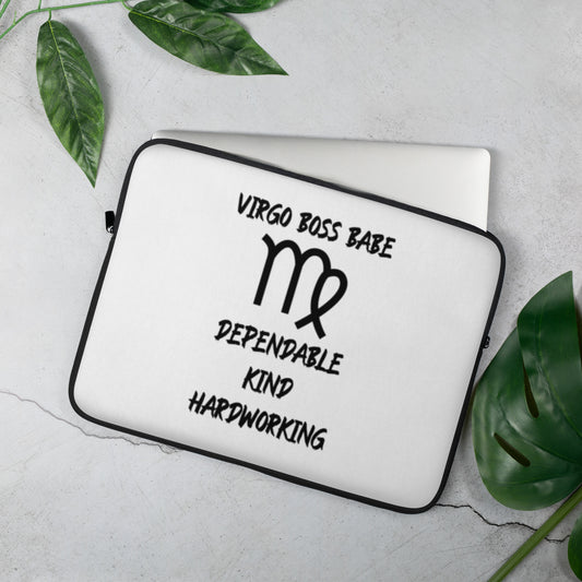 “Virgo Boss Babe” Laptop Sleeve