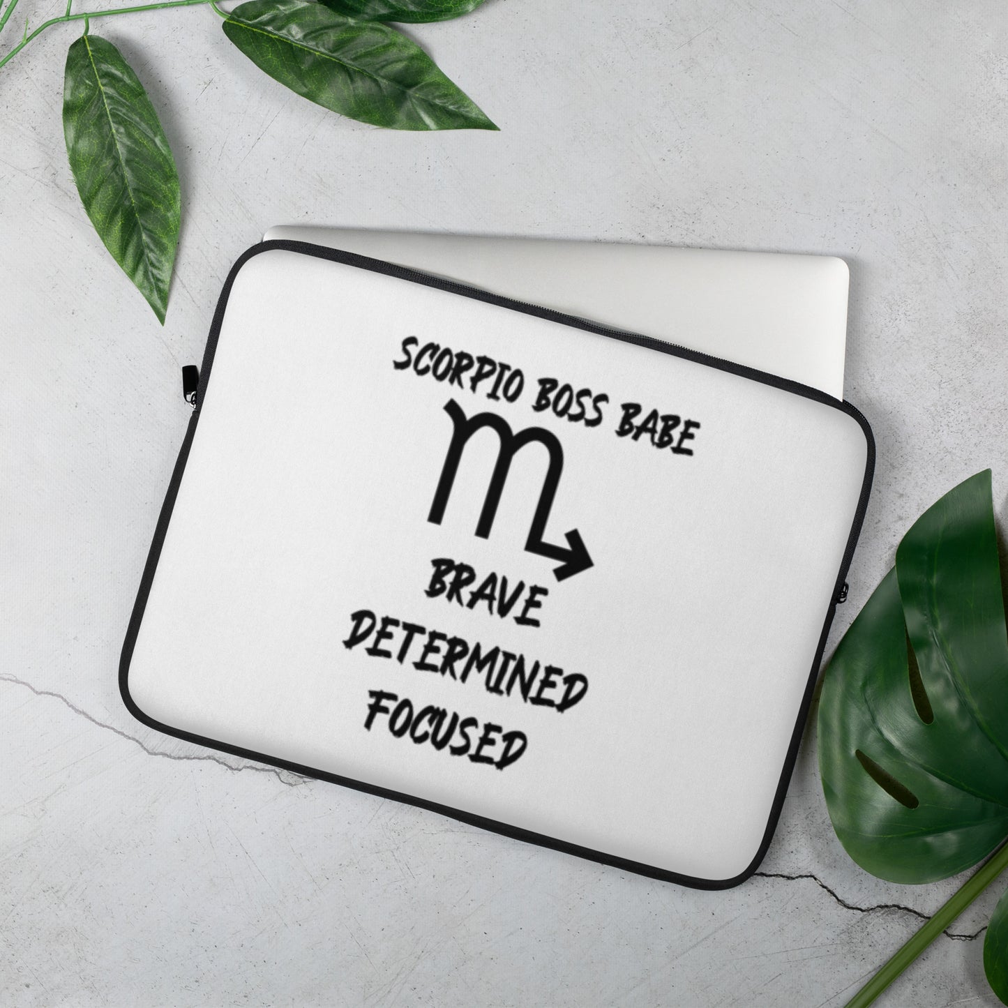 “Scorpio Boss Babe” Laptop Sleeve