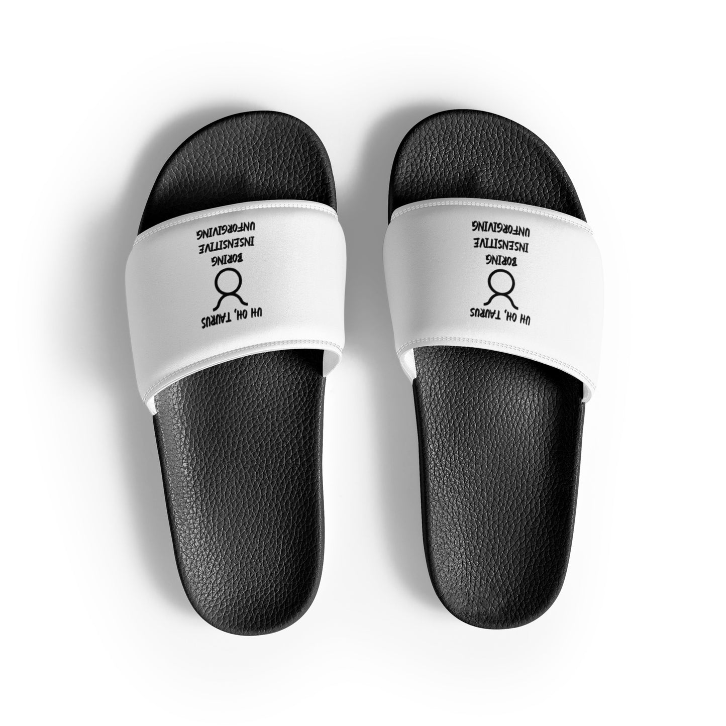 “Uh Oh, Taurus” Men’s Slides