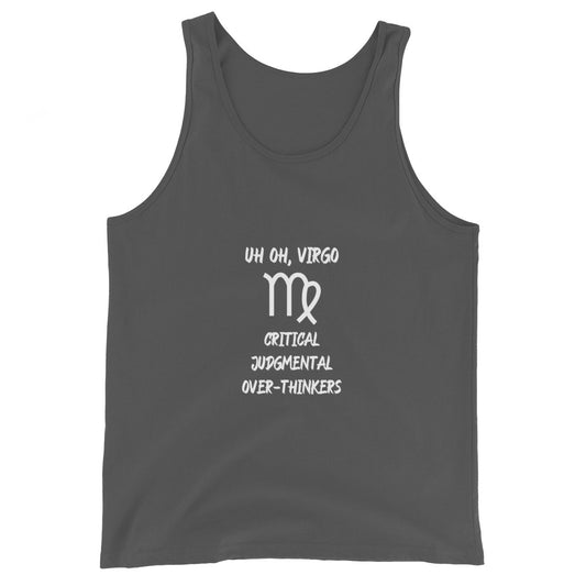 “Uh Oh, Virgo” Men's Tank Top