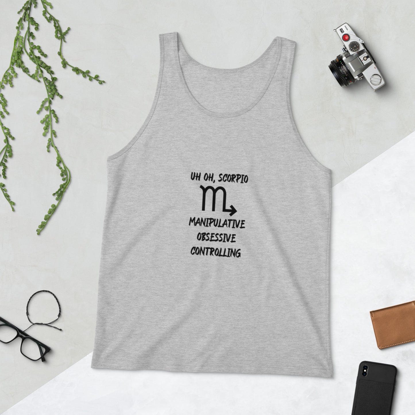 “Uh Oh, Scorpio” Men's Tank Top