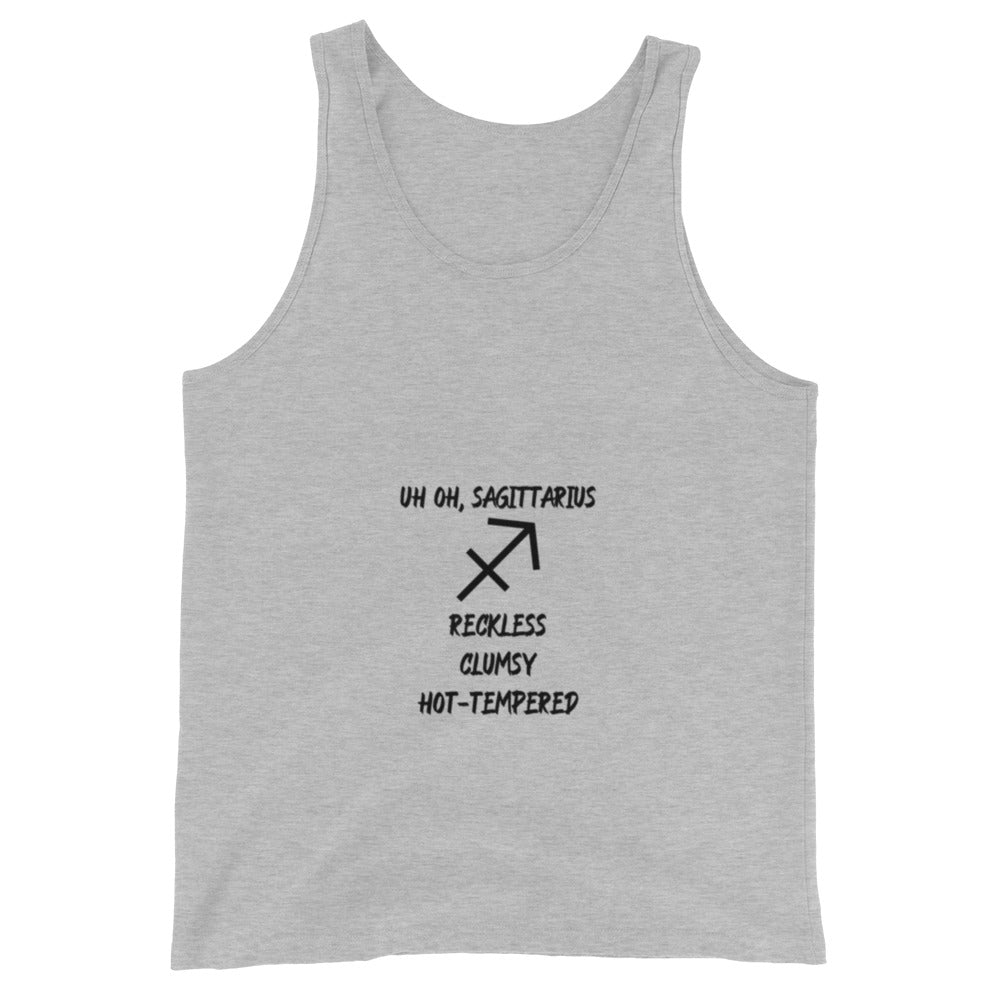 “Uh Oh, Sagittarius” Men's Tank Top