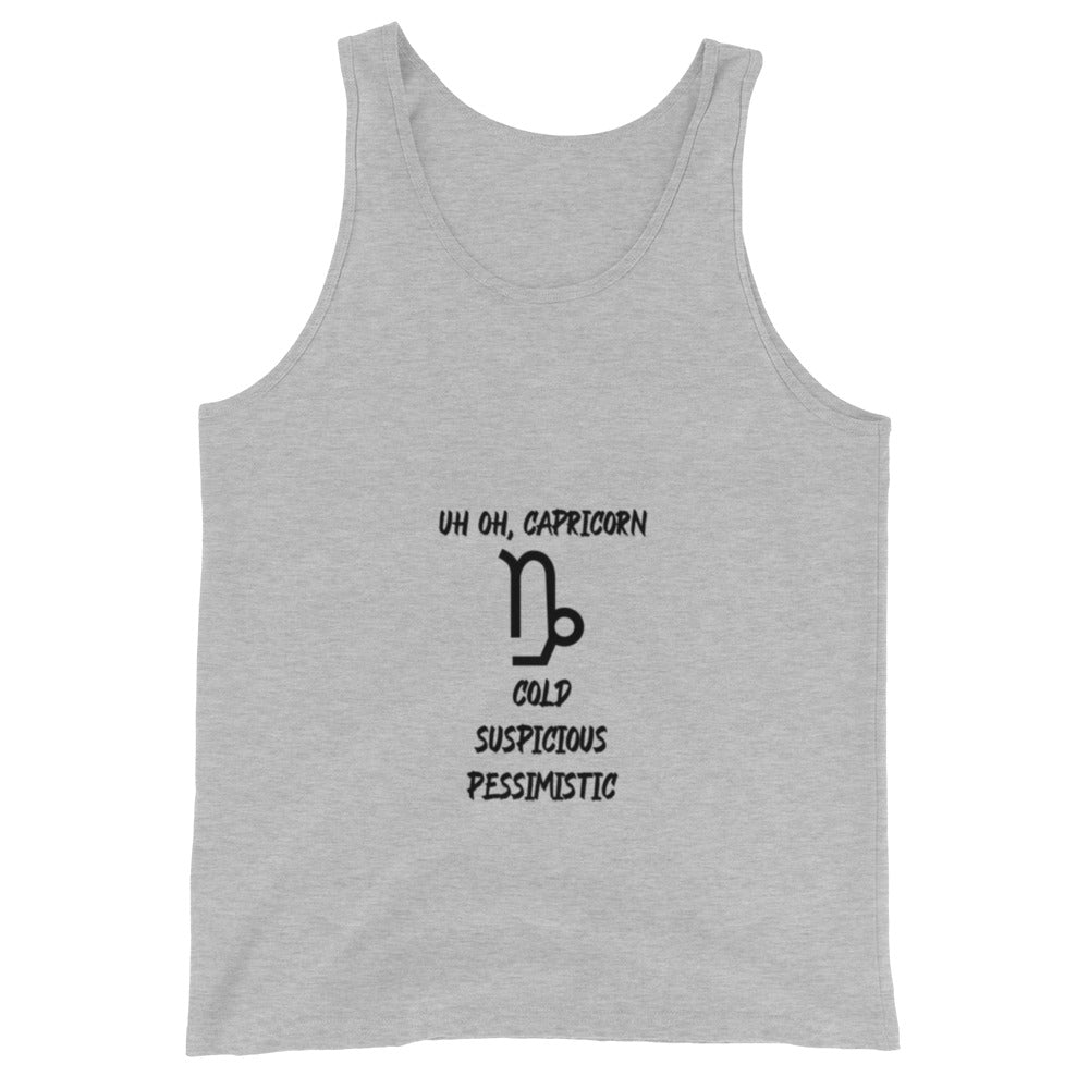 “Uh Oh, Capricorn” Men's Tank Top