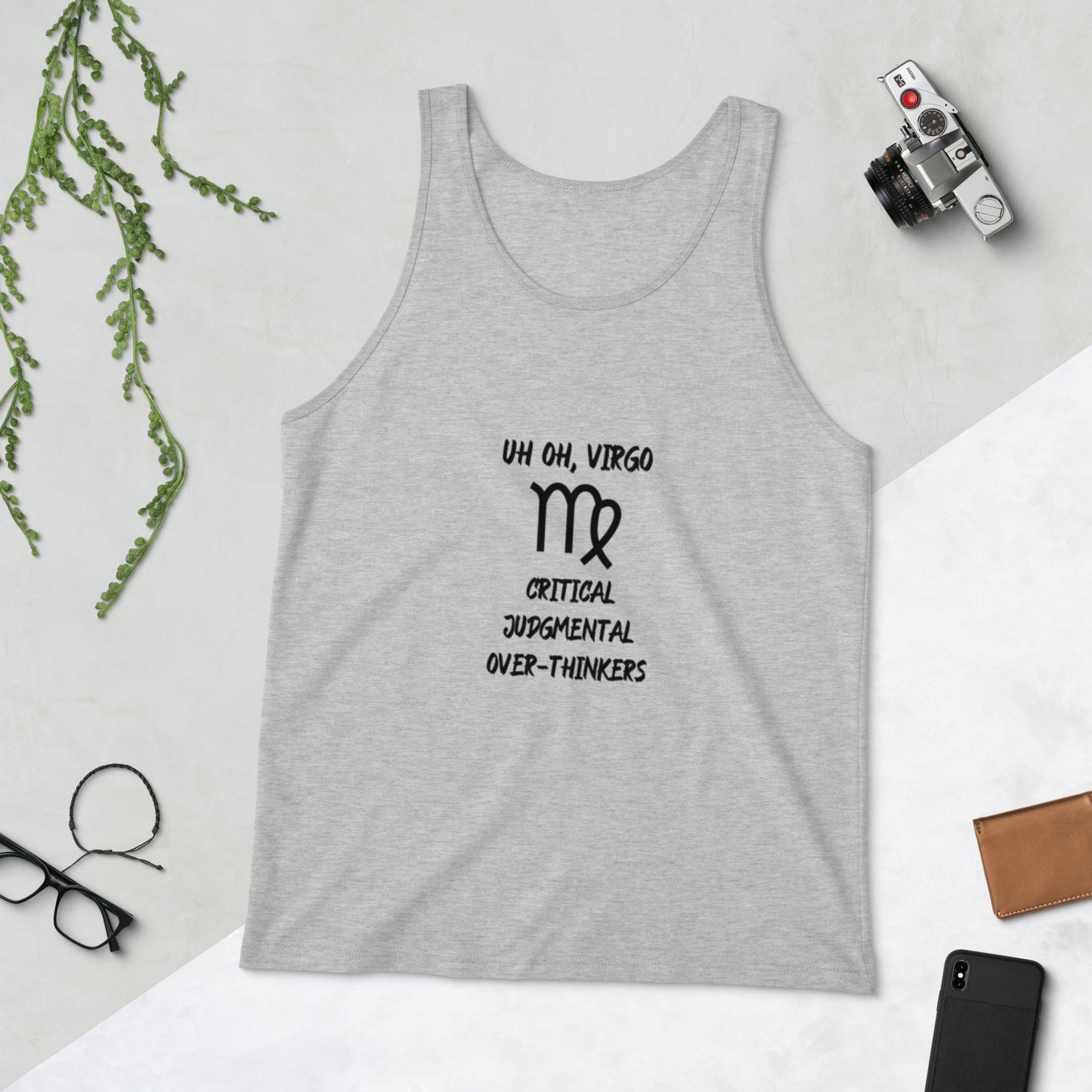“Uh Oh, Virgo” Men's Tank Top