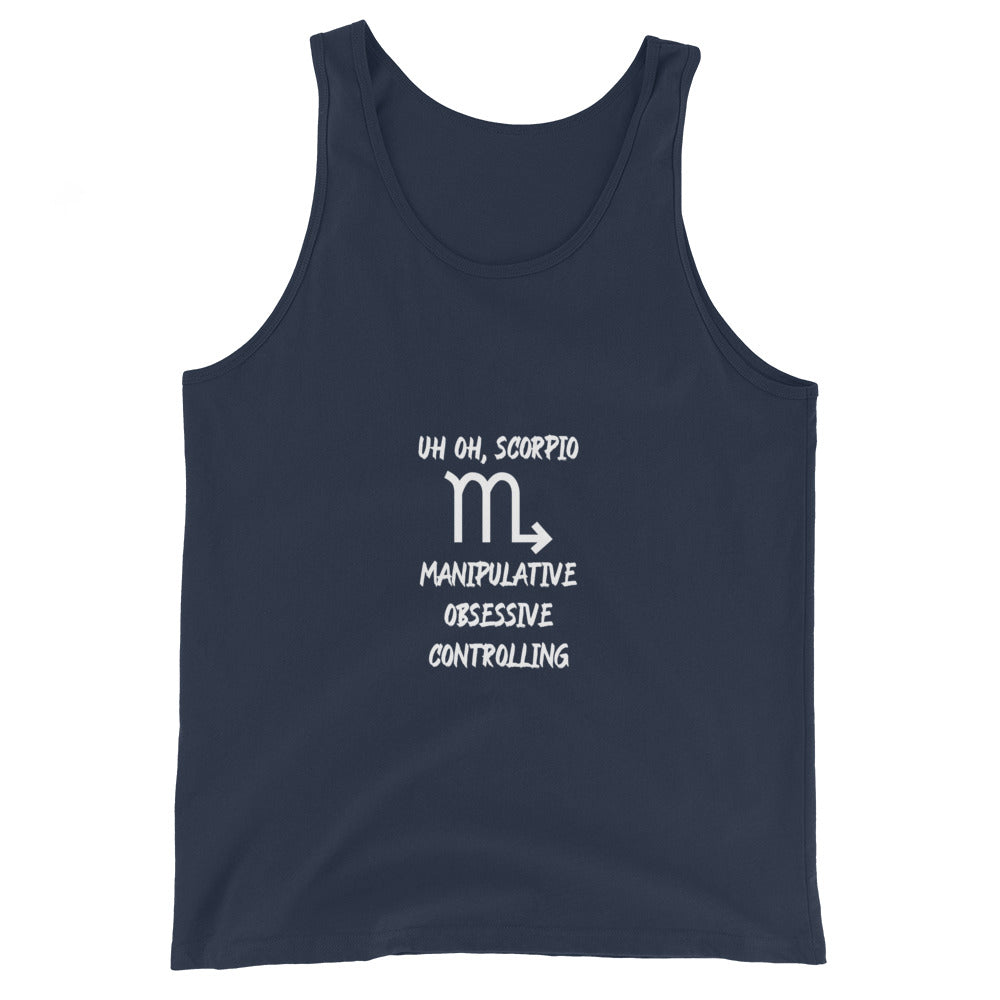 “Uh Oh, Scorpio” Men's Tank Top