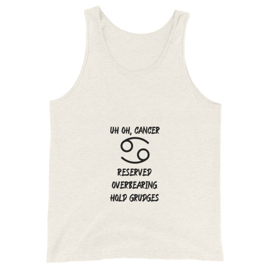 “Uh Oh, Cancer” Men's Tank Top