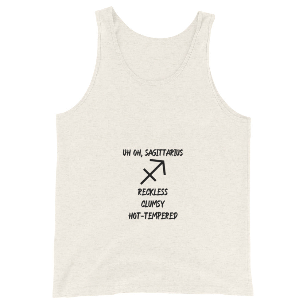“Uh Oh, Sagittarius” Men's Tank Top