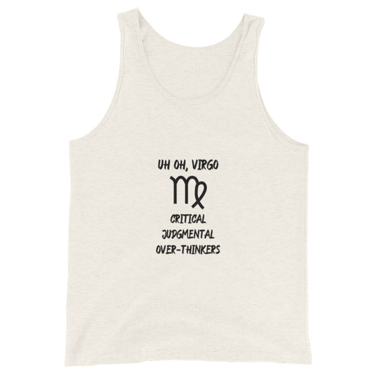 “Uh Oh, Virgo” Men's Tank Top