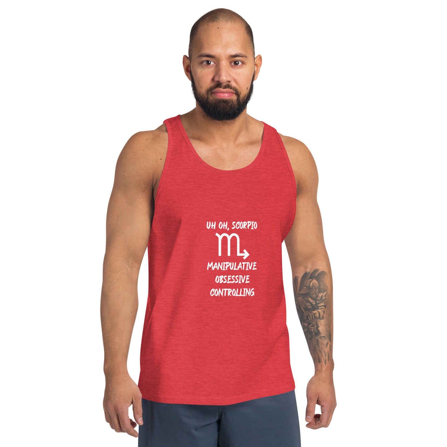 “Uh Oh, Scorpio” Men's Tank Top