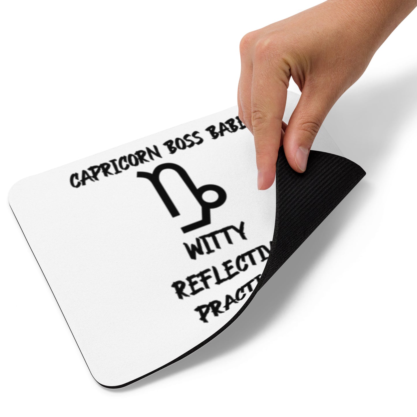 “Capricorn Boss Babe” Mouse Pad