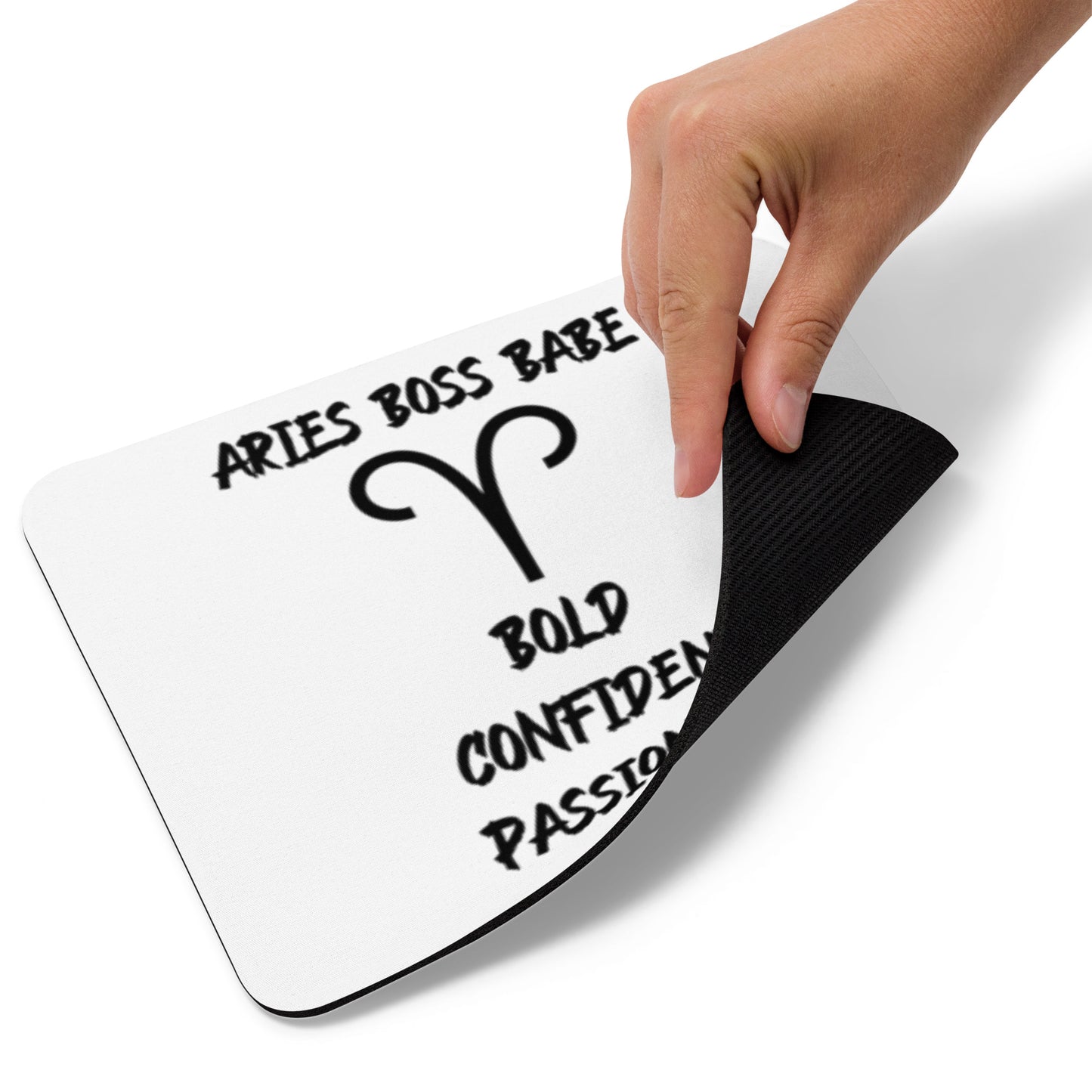 “Aries Boss Babe” Mouse Pad