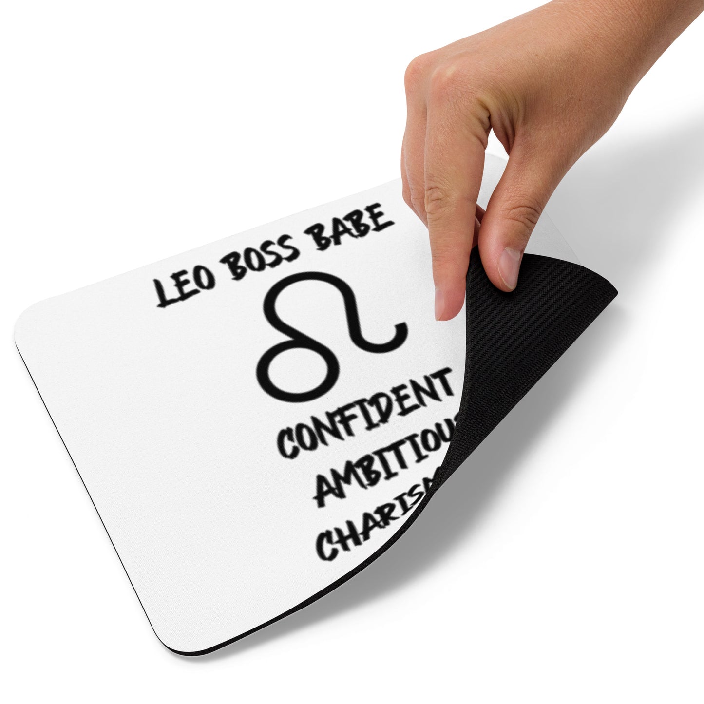 “Leo Boss Babe” Mouse Pad