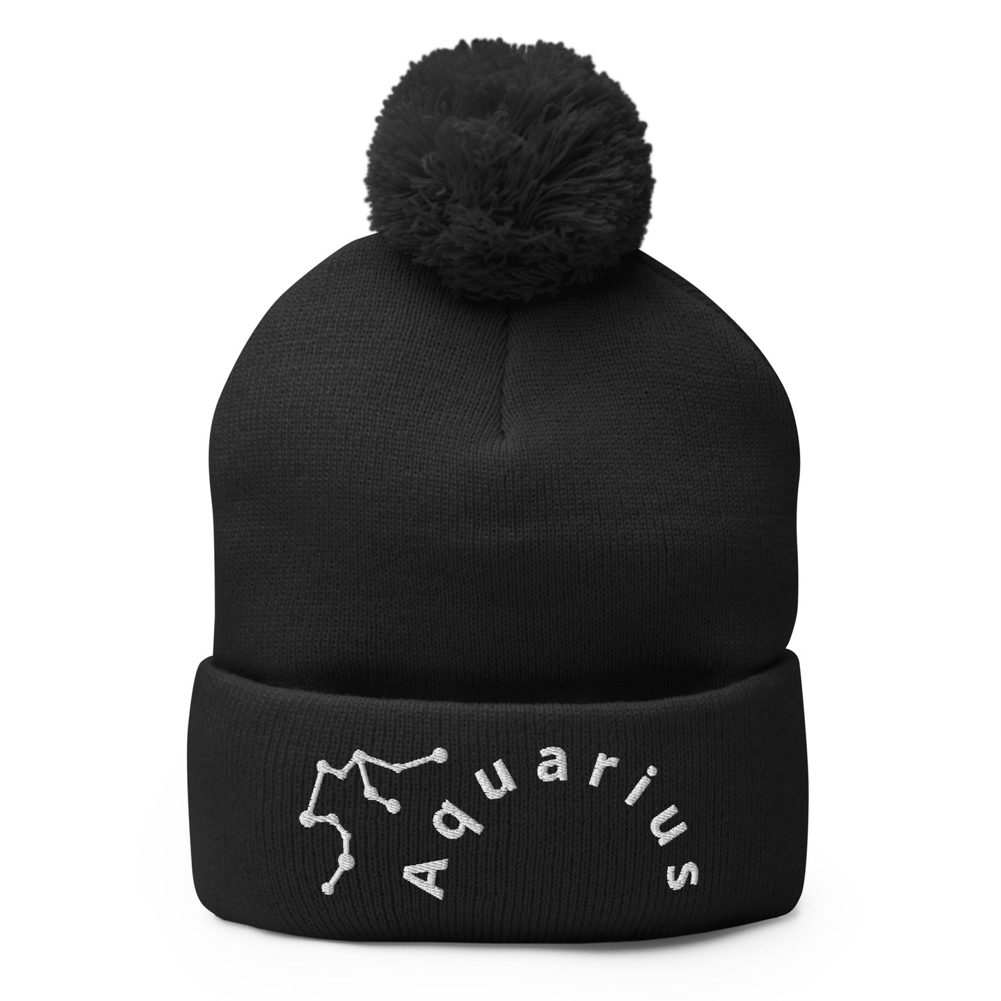 “Aquarius” Pom-Pom Beanie