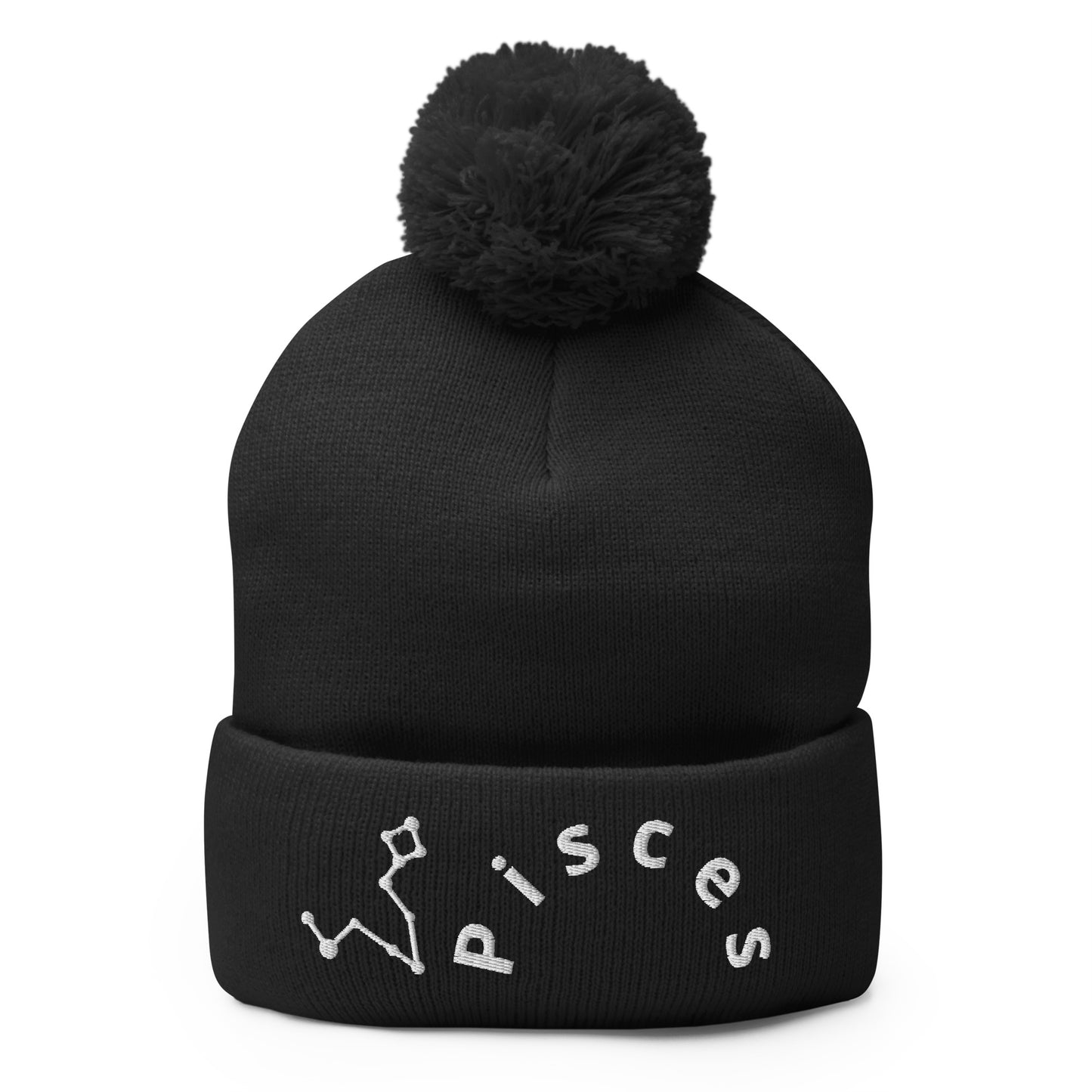 “Pisces” Pom-Pom Beanie
