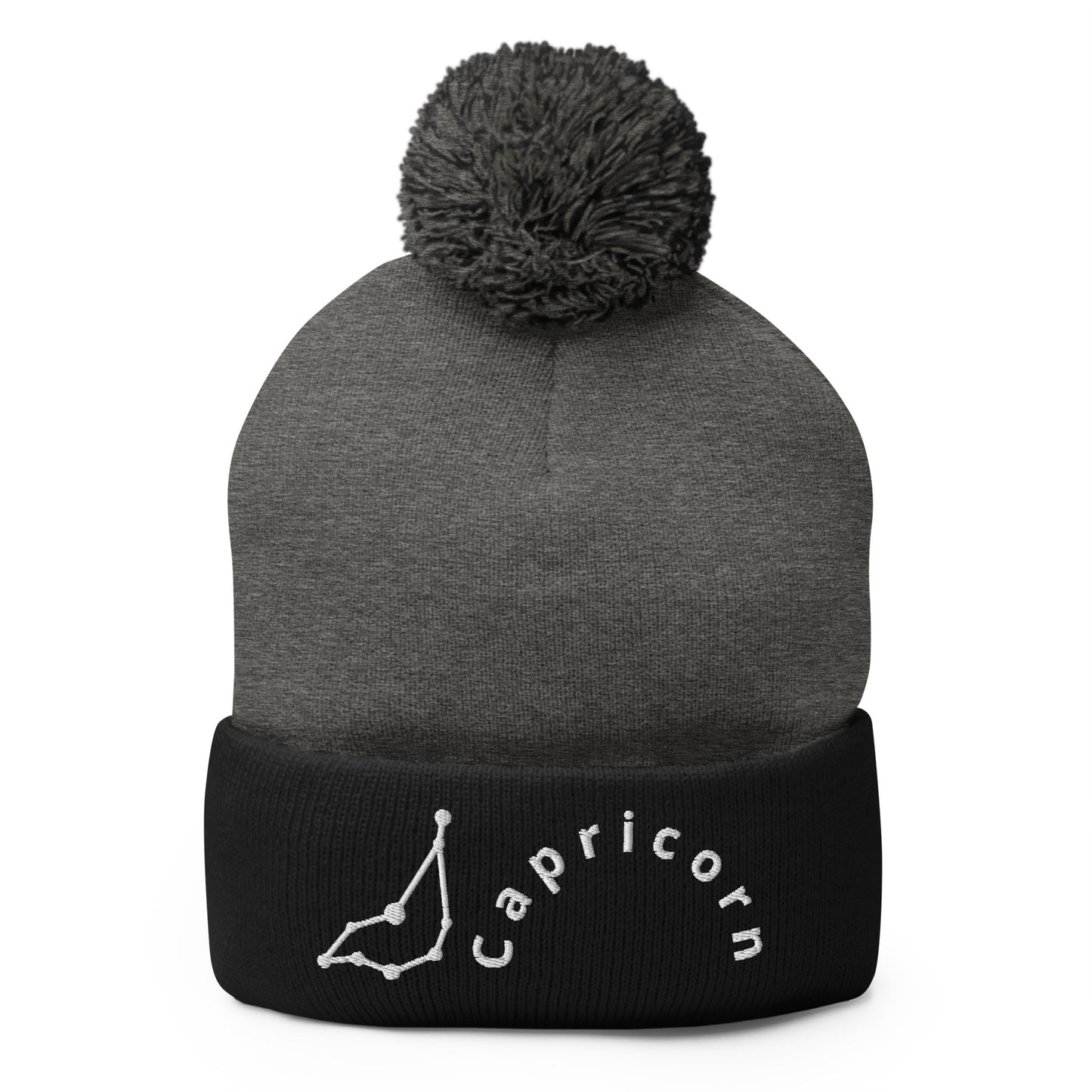“Capricorn” Pom-Pom Beanie