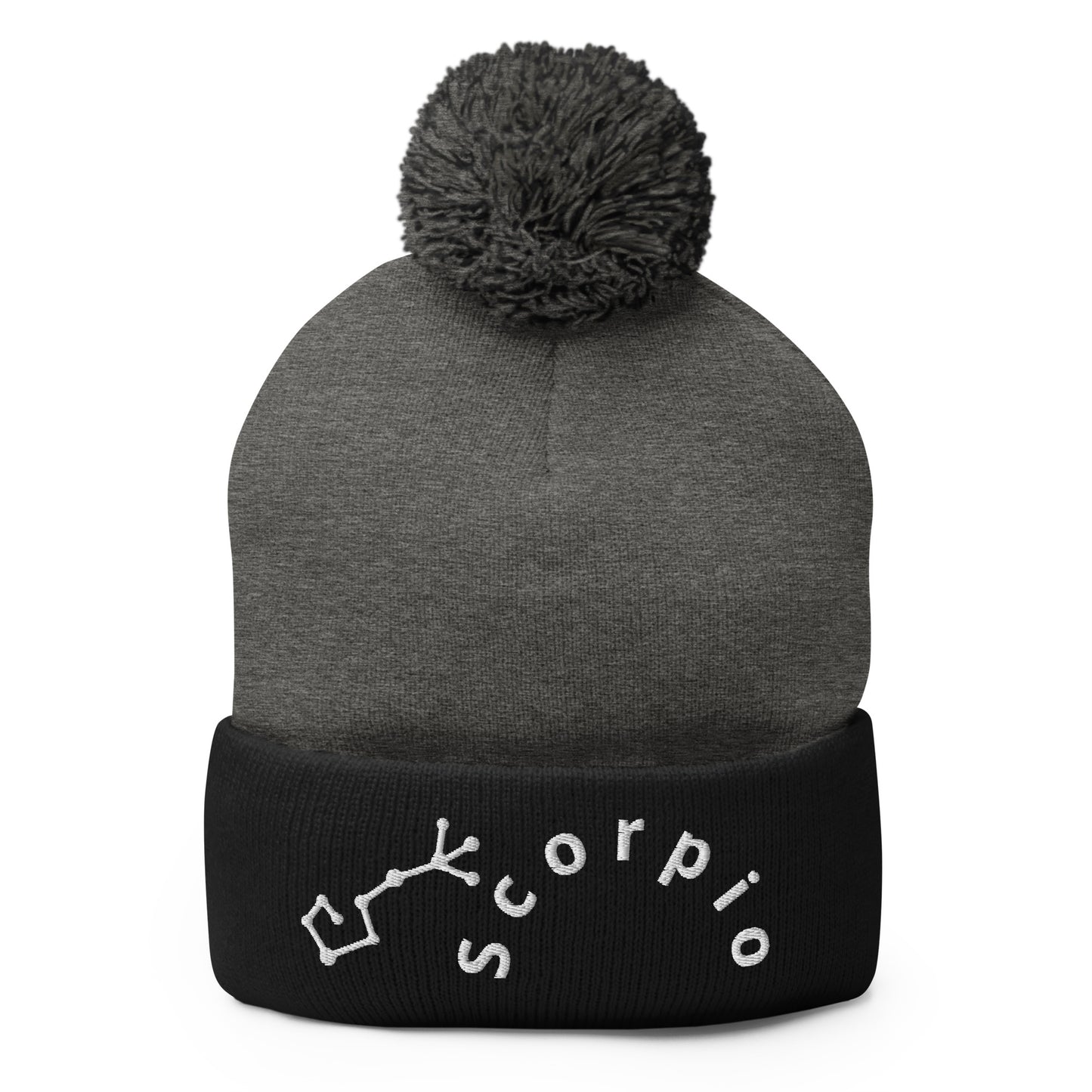 “Scorpio” Pom-Pom Beanie