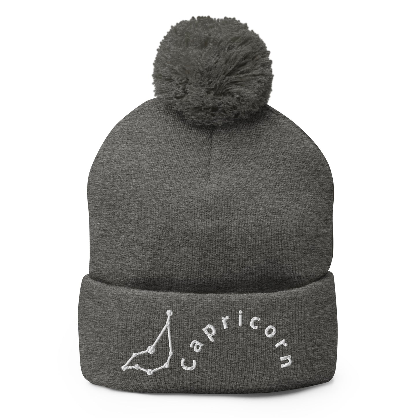 “Capricorn” Pom-Pom Beanie