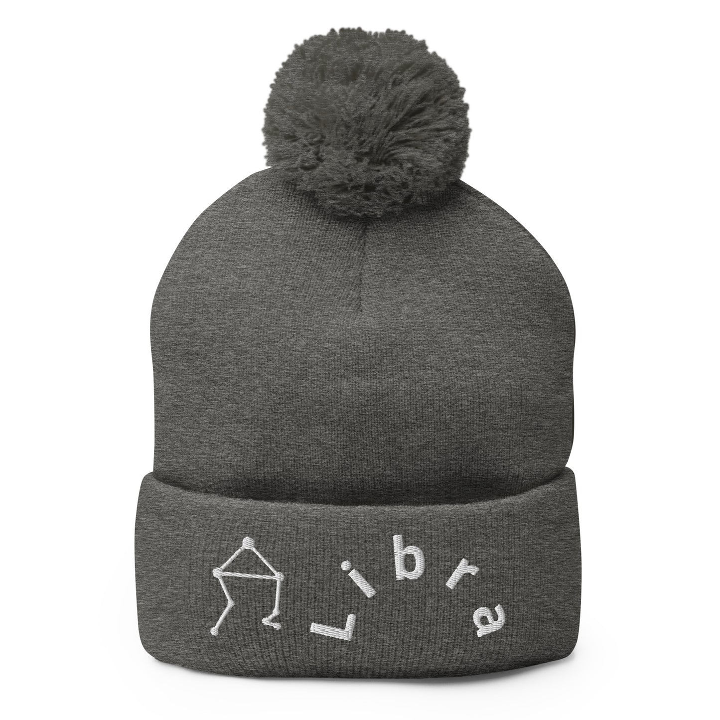 “Libra” Pom-Pom Beanie