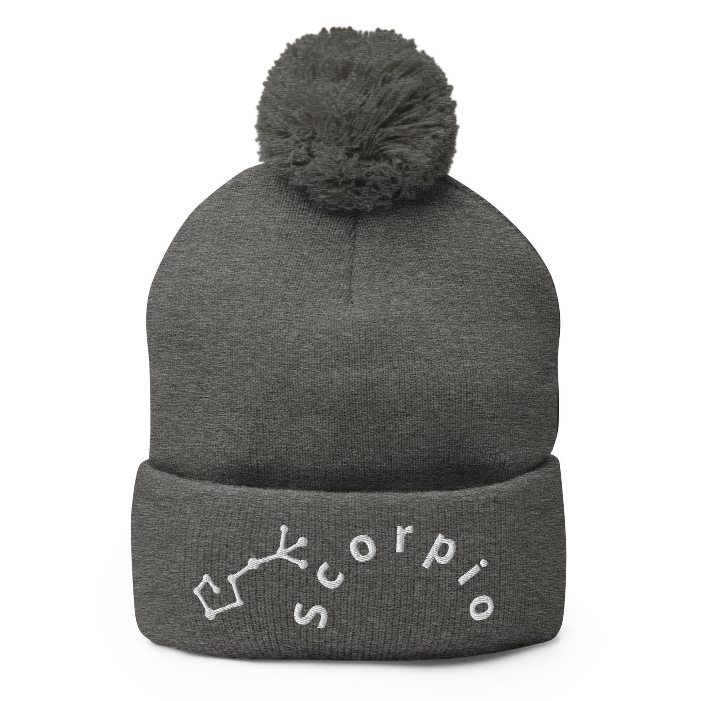 “Scorpio” Pom-Pom Beanie