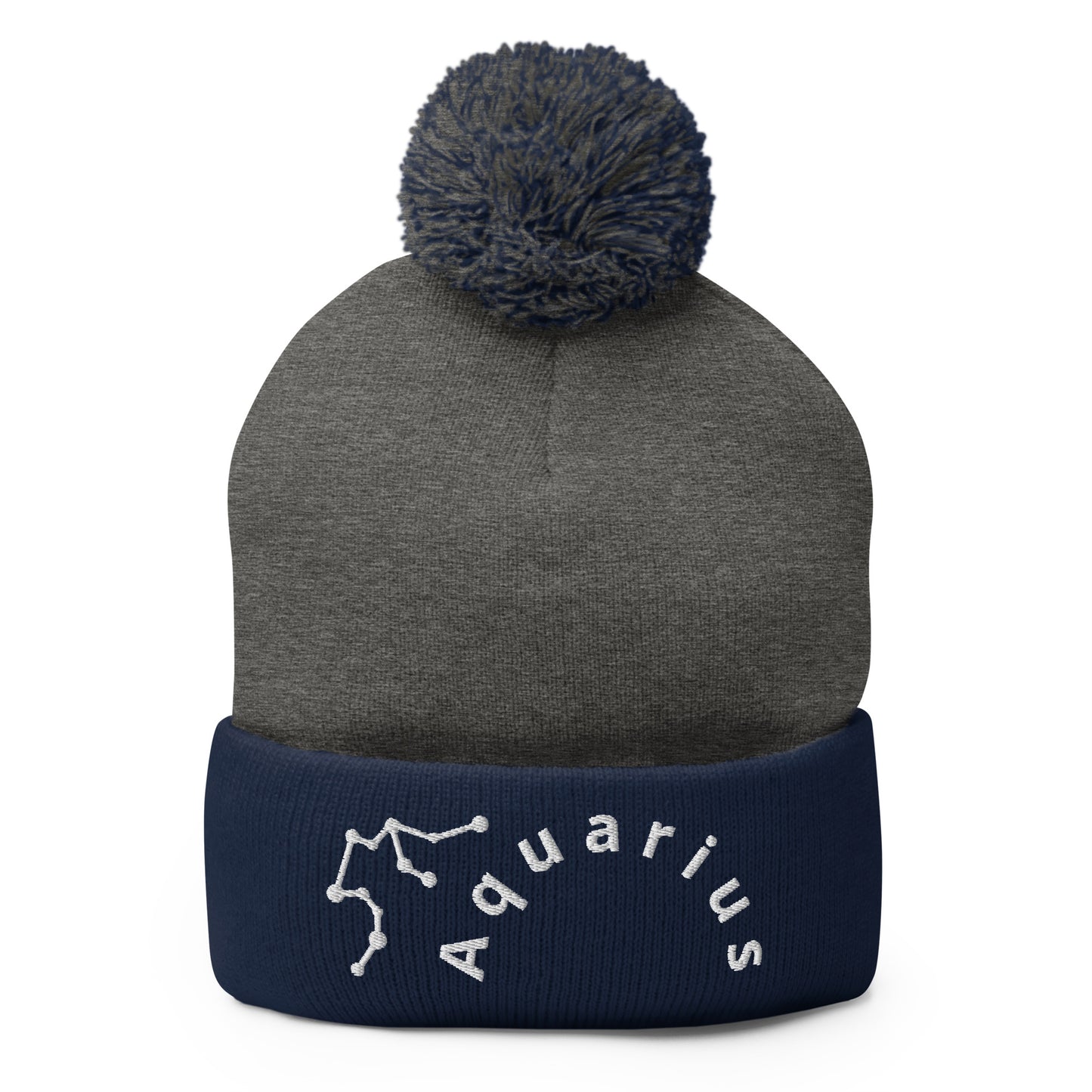 “Aquarius” Pom-Pom Beanie