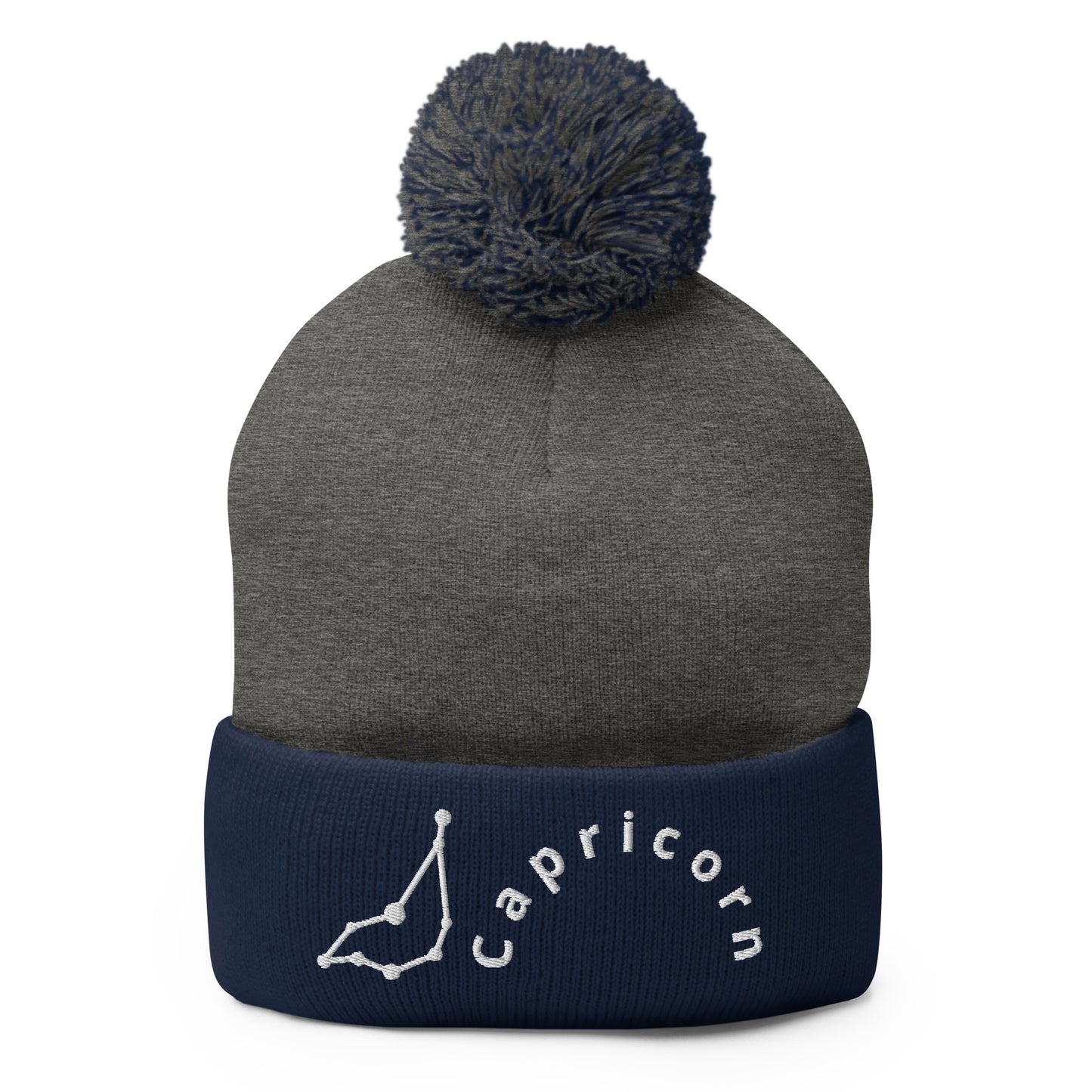 “Capricorn” Pom-Pom Beanie