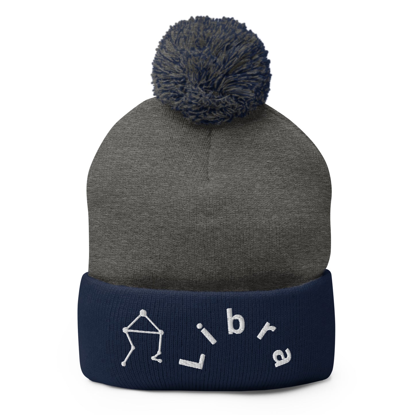 “Libra” Pom-Pom Beanie