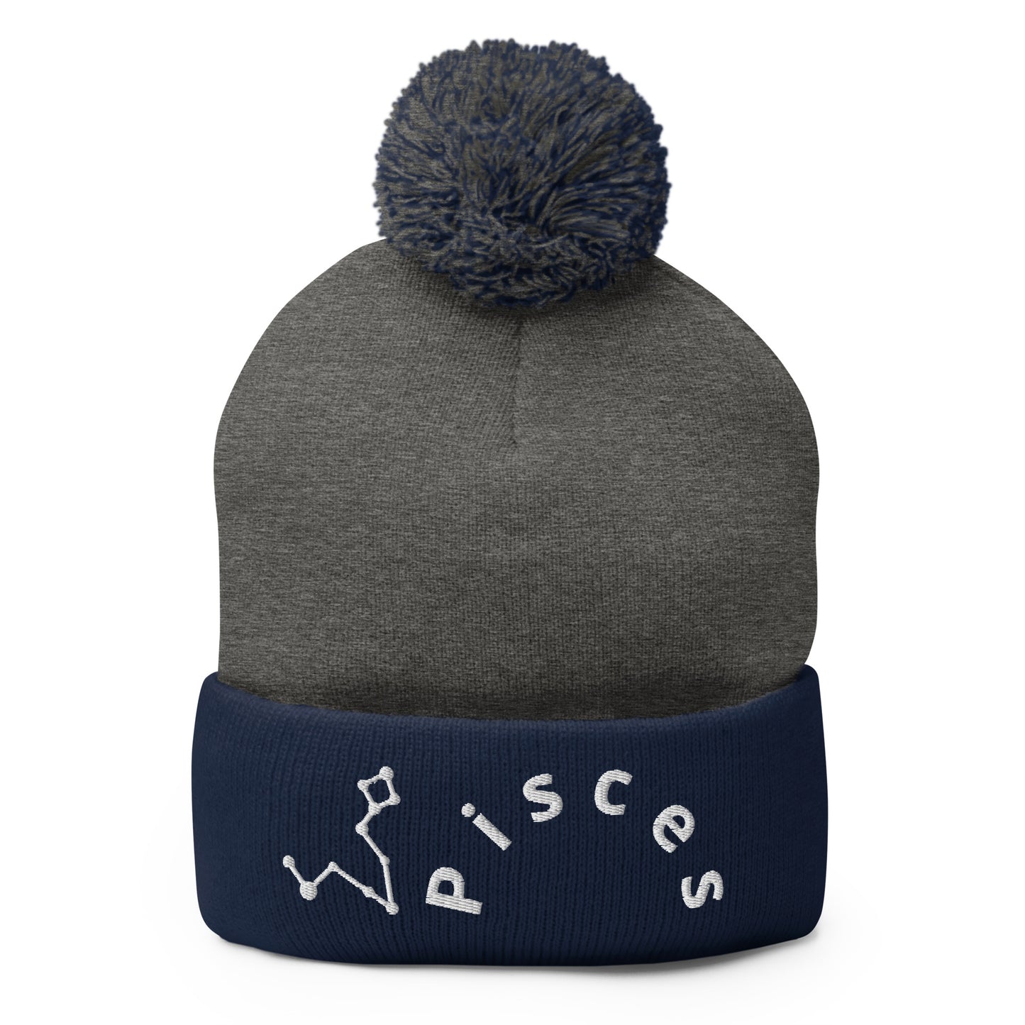 “Pisces” Pom-Pom Beanie