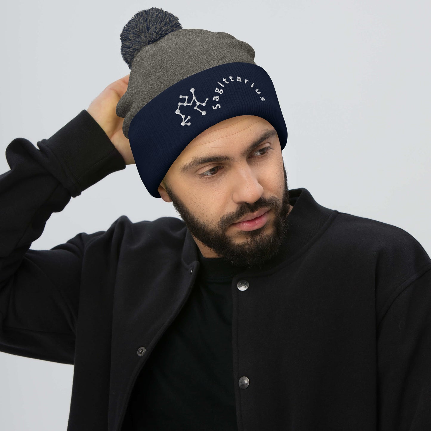 “Sagittarius” Pom-Pom Beanie