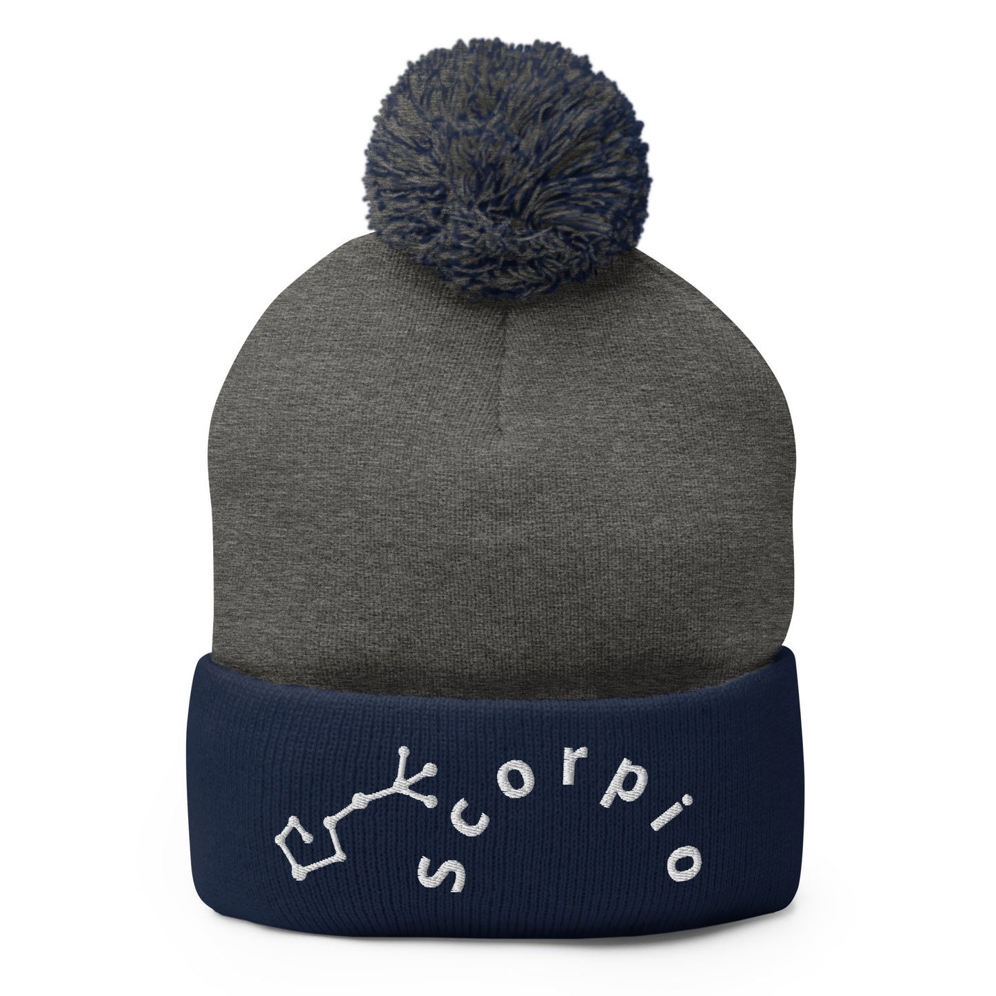 “Scorpio” Pom-Pom Beanie