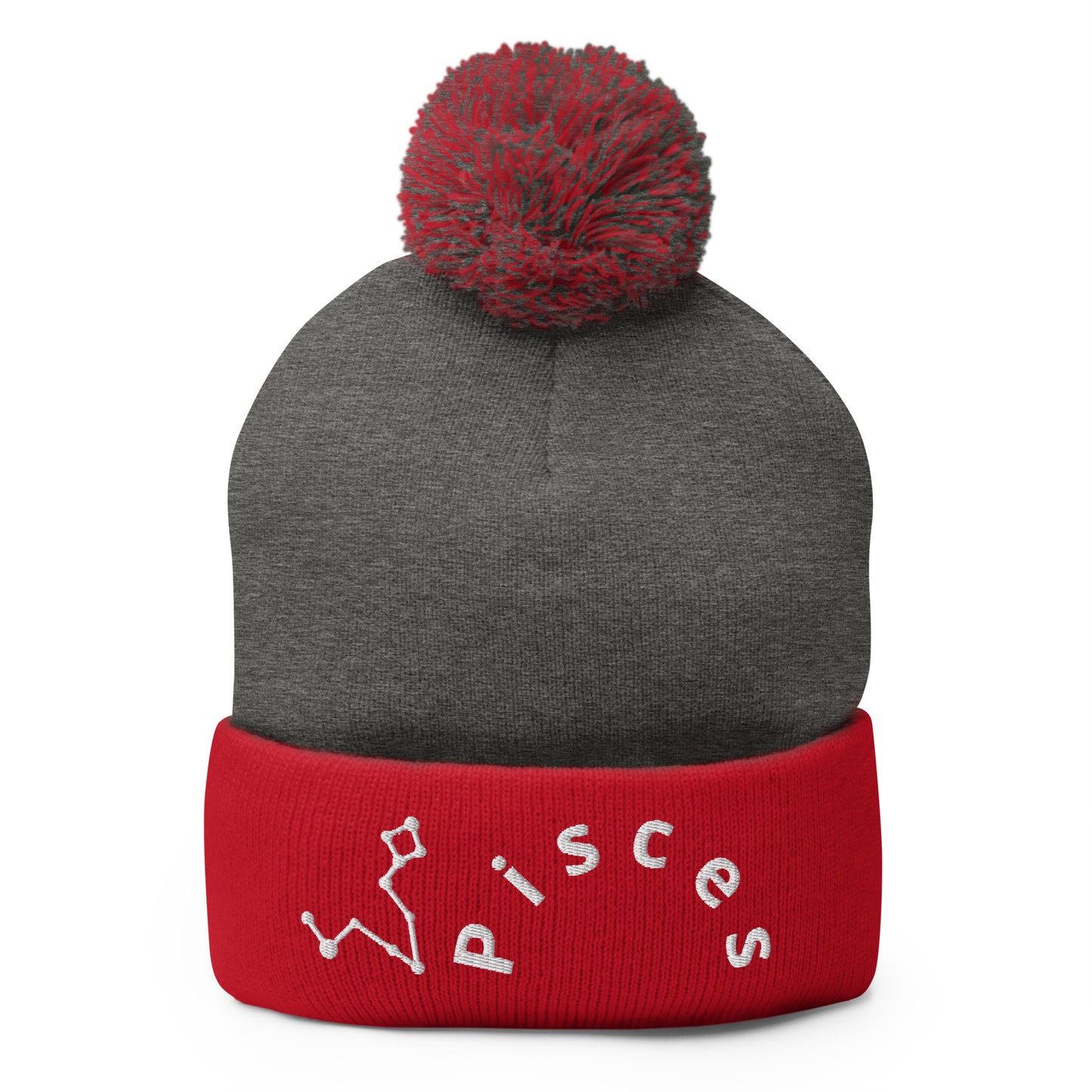 “Pisces” Pom-Pom Beanie