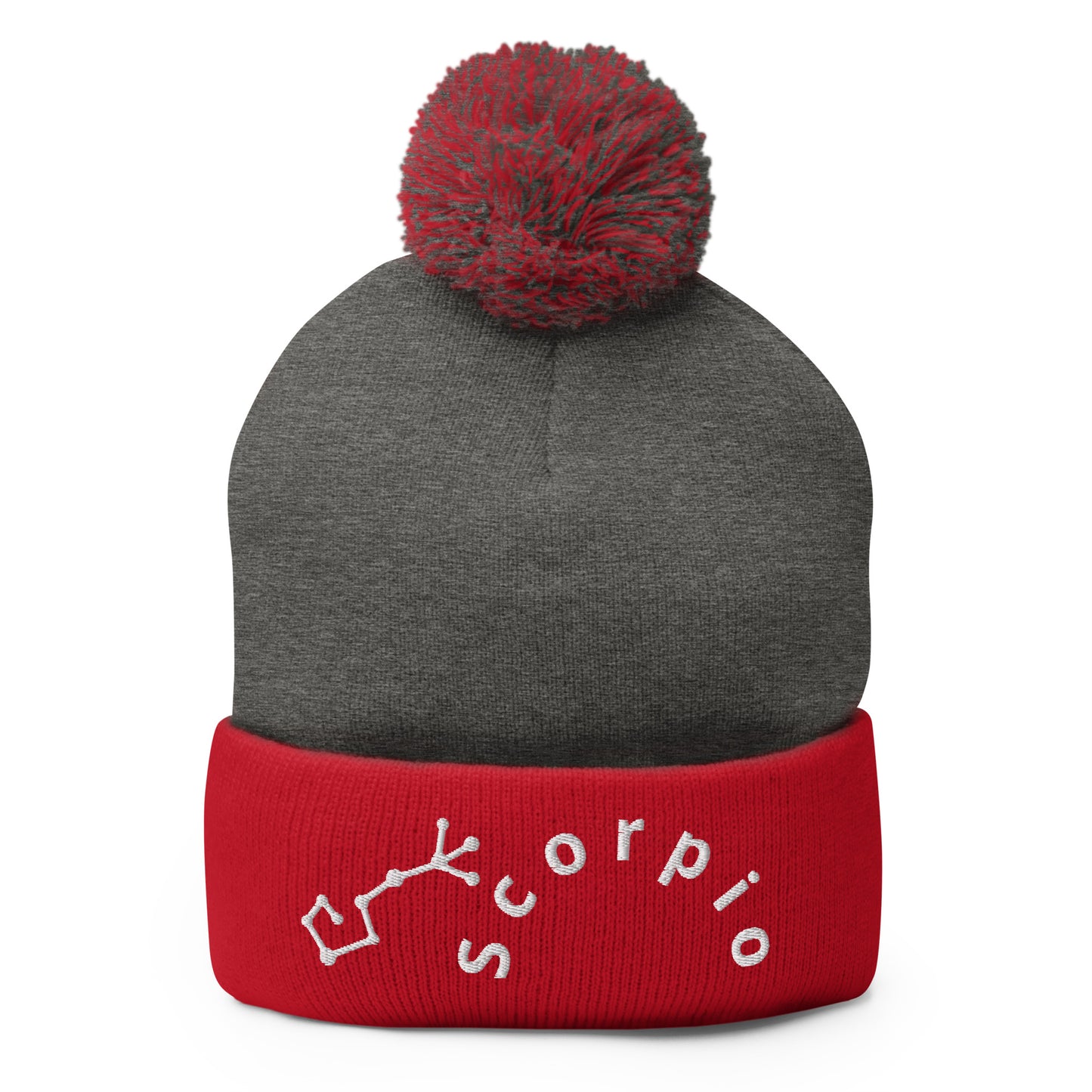 “Scorpio” Pom-Pom Beanie