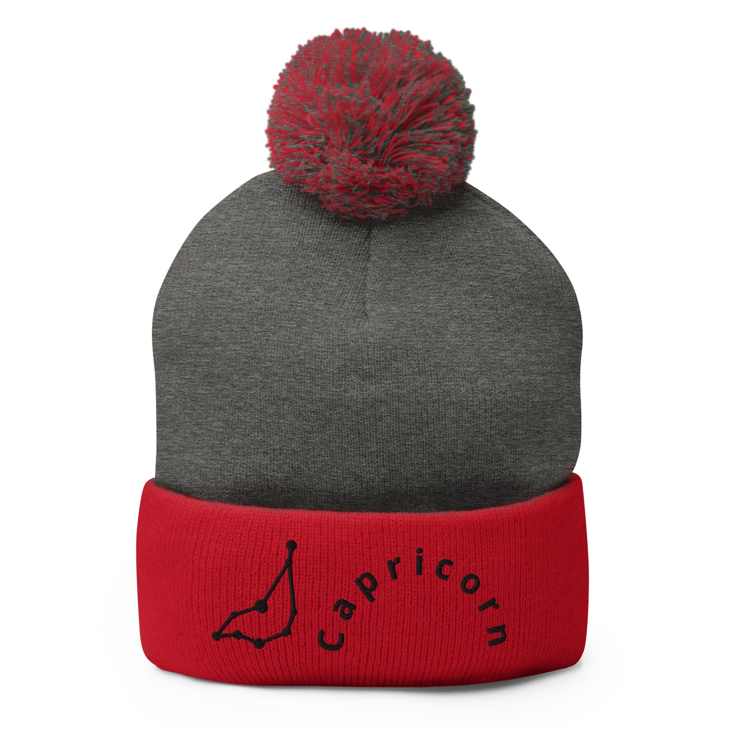 “Capricorn” Pom-Pom Beanie