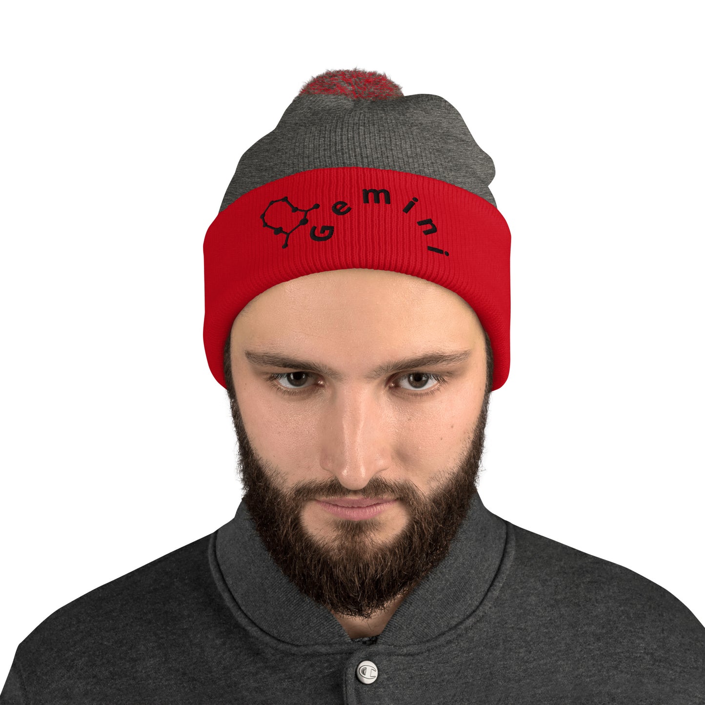 “Gemini” Pom-Pom Beanie