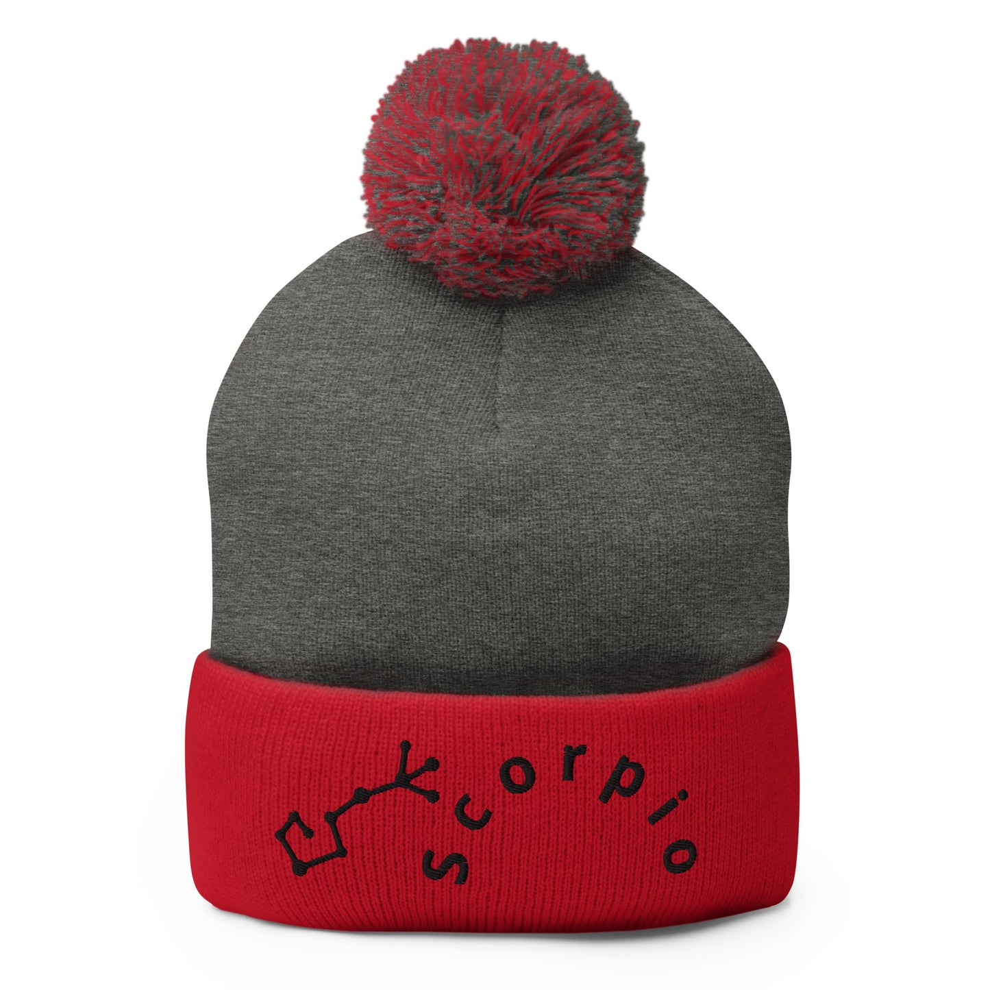 “Scorpio” Pom-Pom Beanie