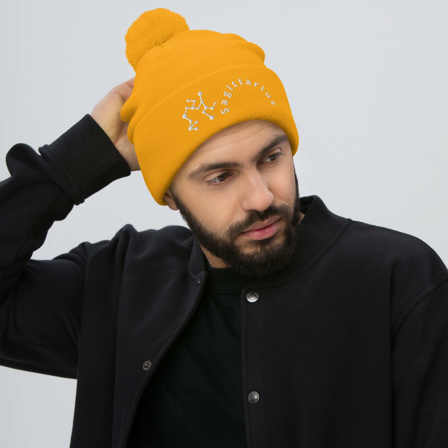 “Sagittarius” Pom-Pom Beanie