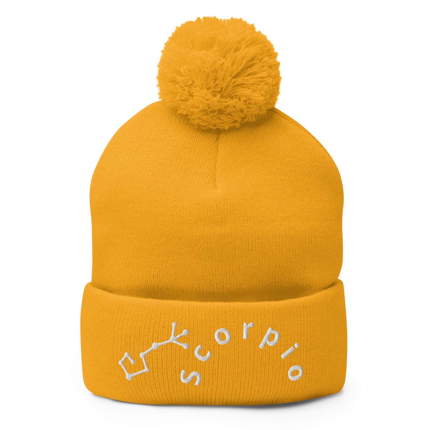 “Scorpio” Pom-Pom Beanie