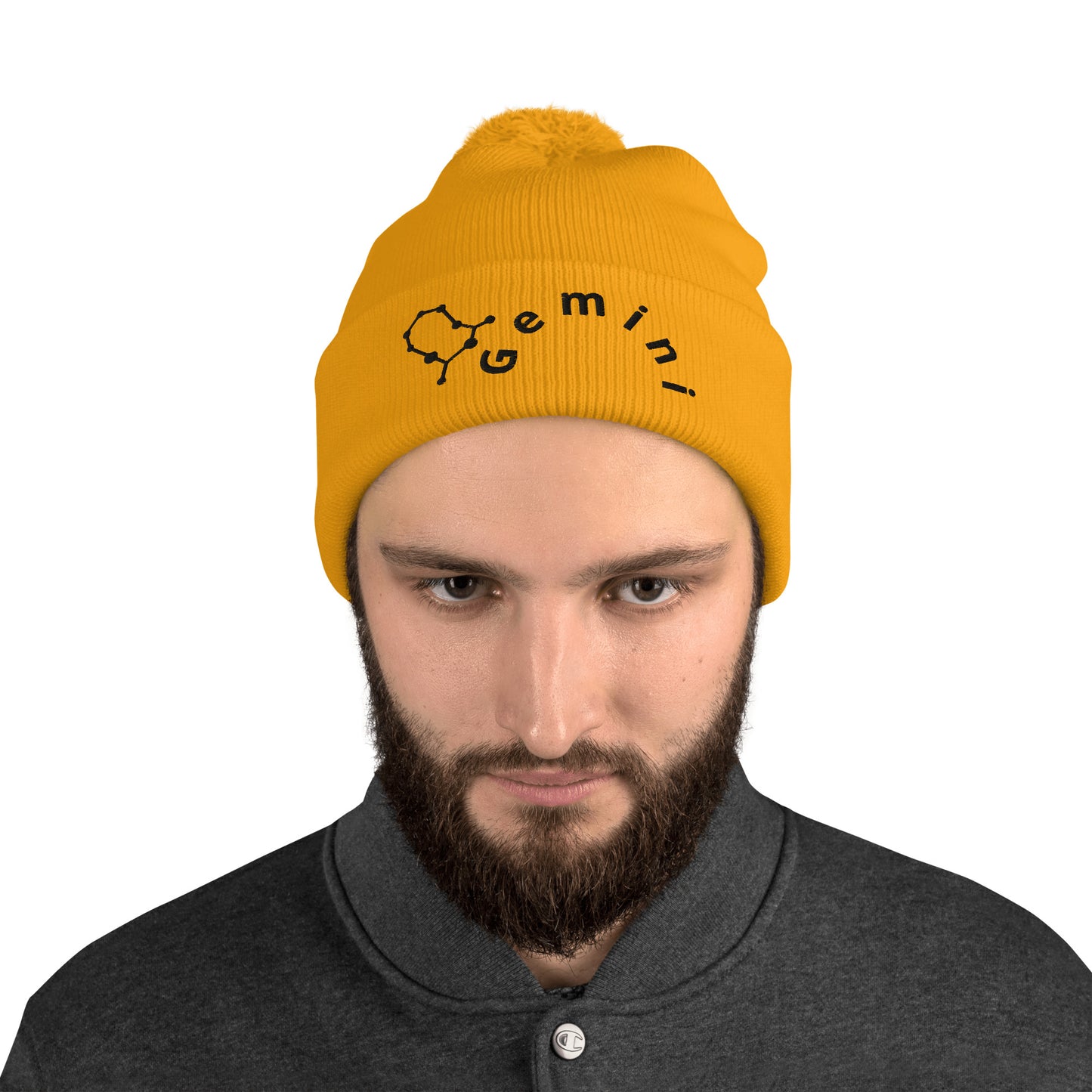 “Gemini” Pom-Pom Beanie
