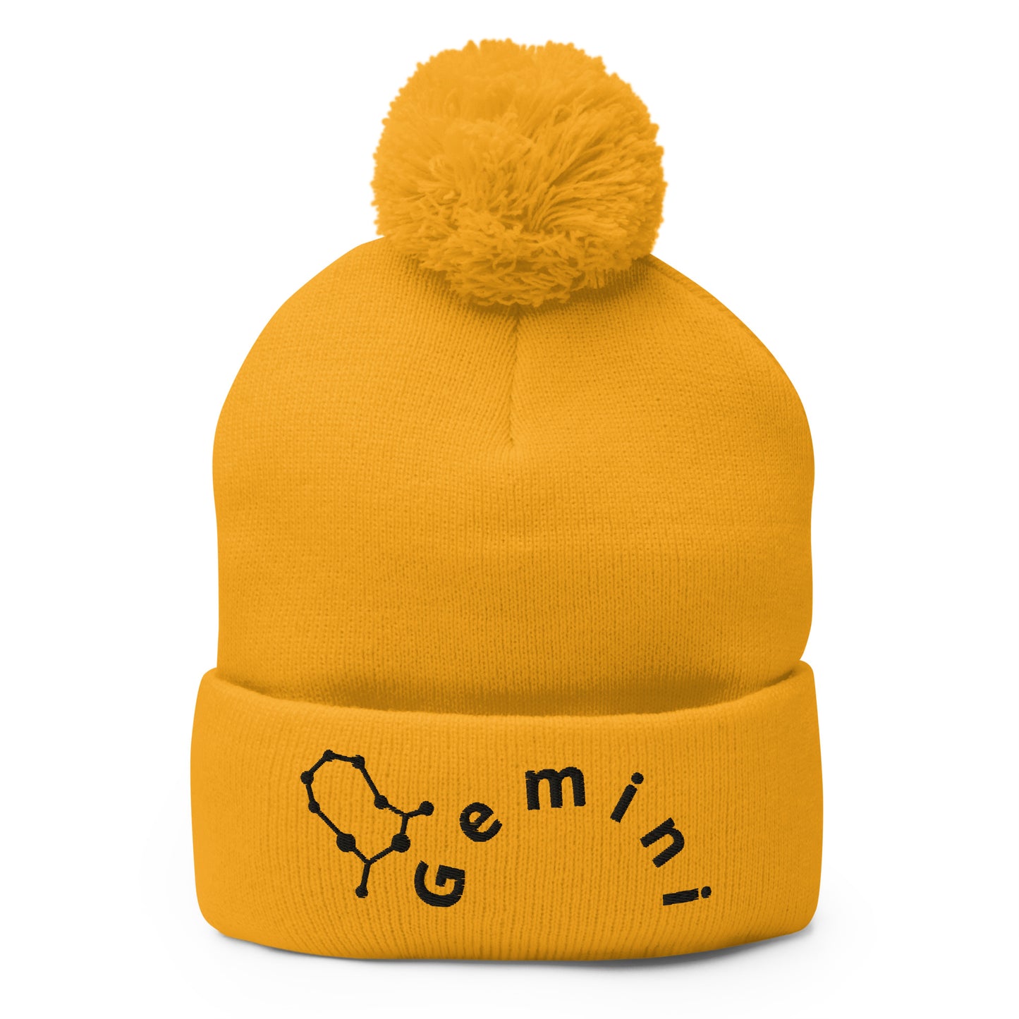 “Gemini” Pom-Pom Beanie