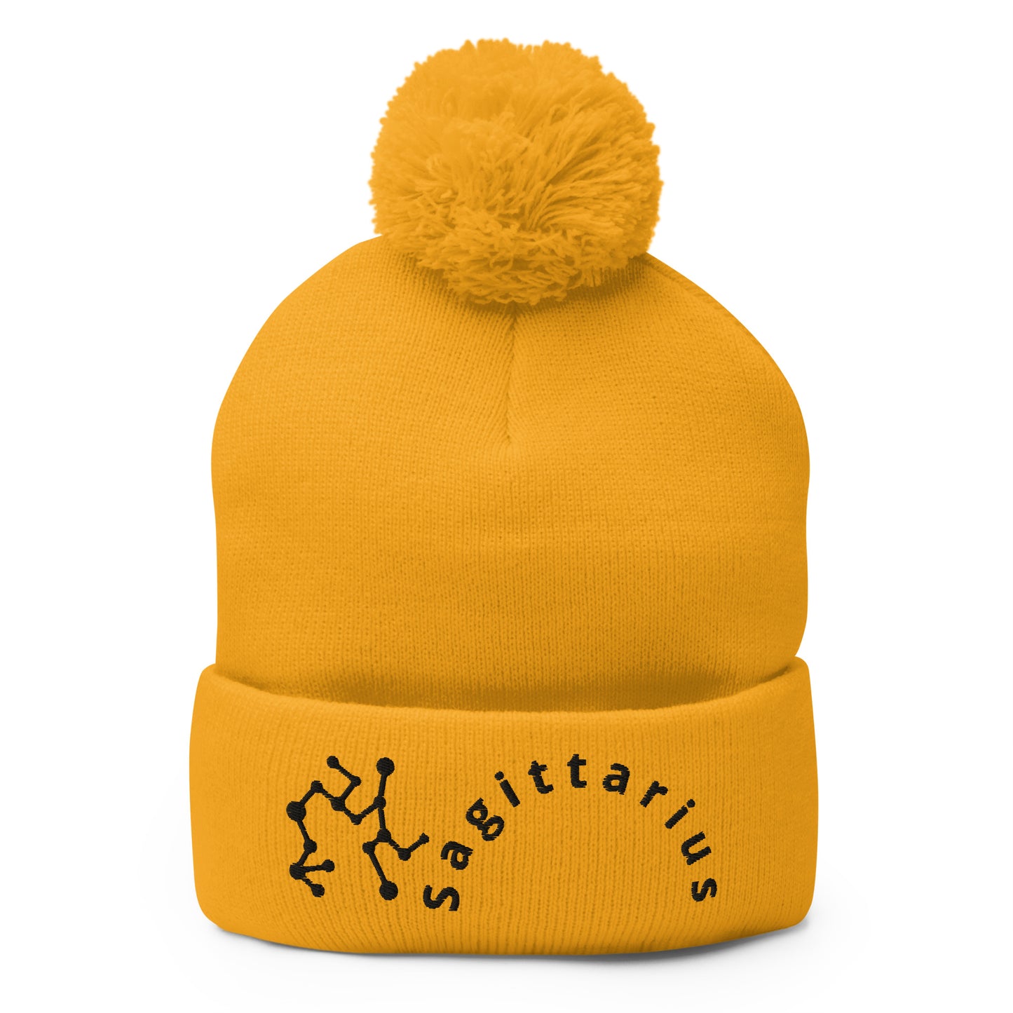 “Sagittarius” Pom-Pom Beanie