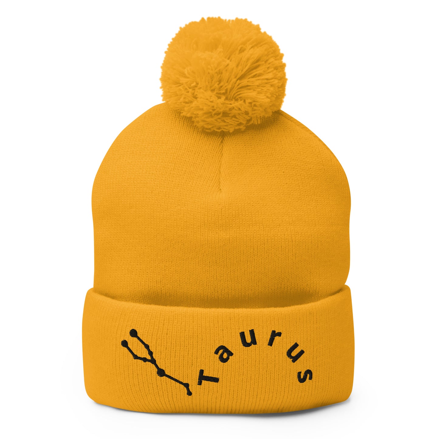 “Taurus” Pom-Pom Beanie
