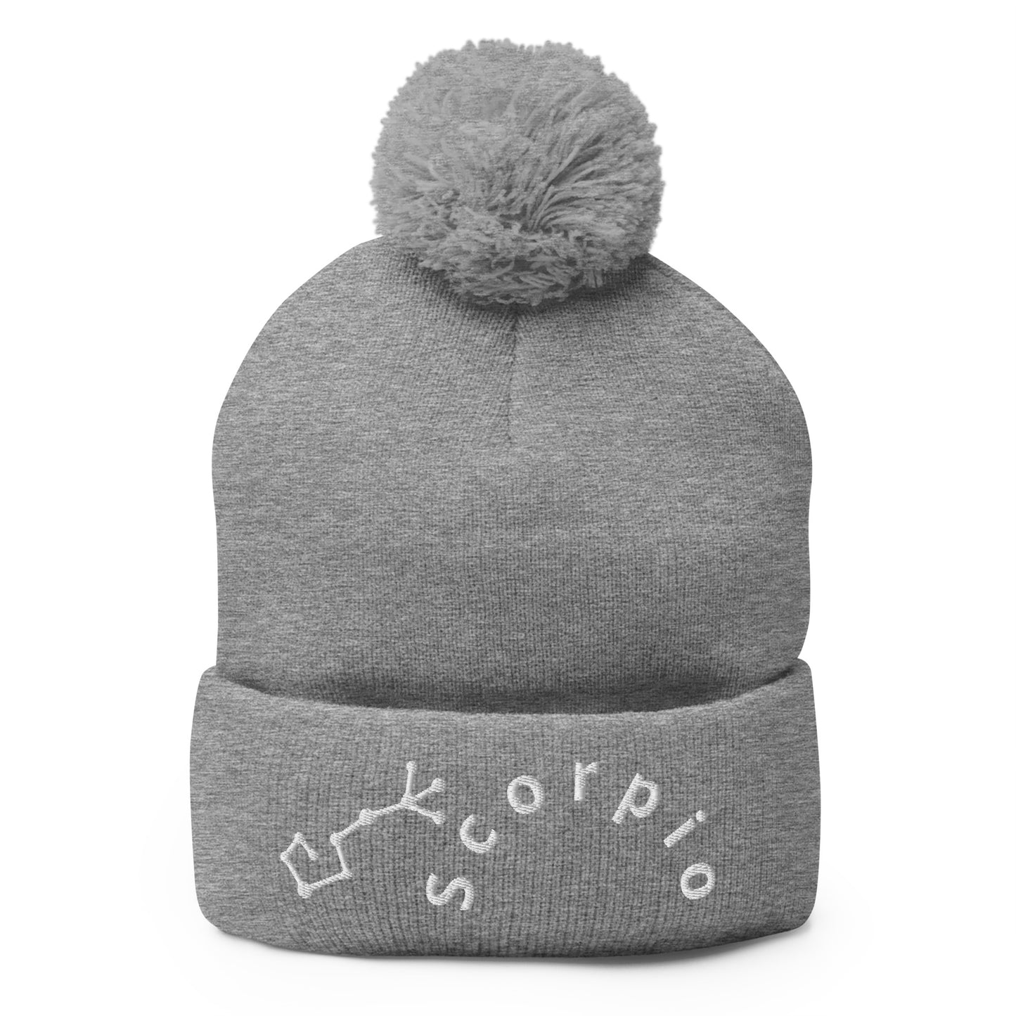 “Scorpio” Pom-Pom Beanie