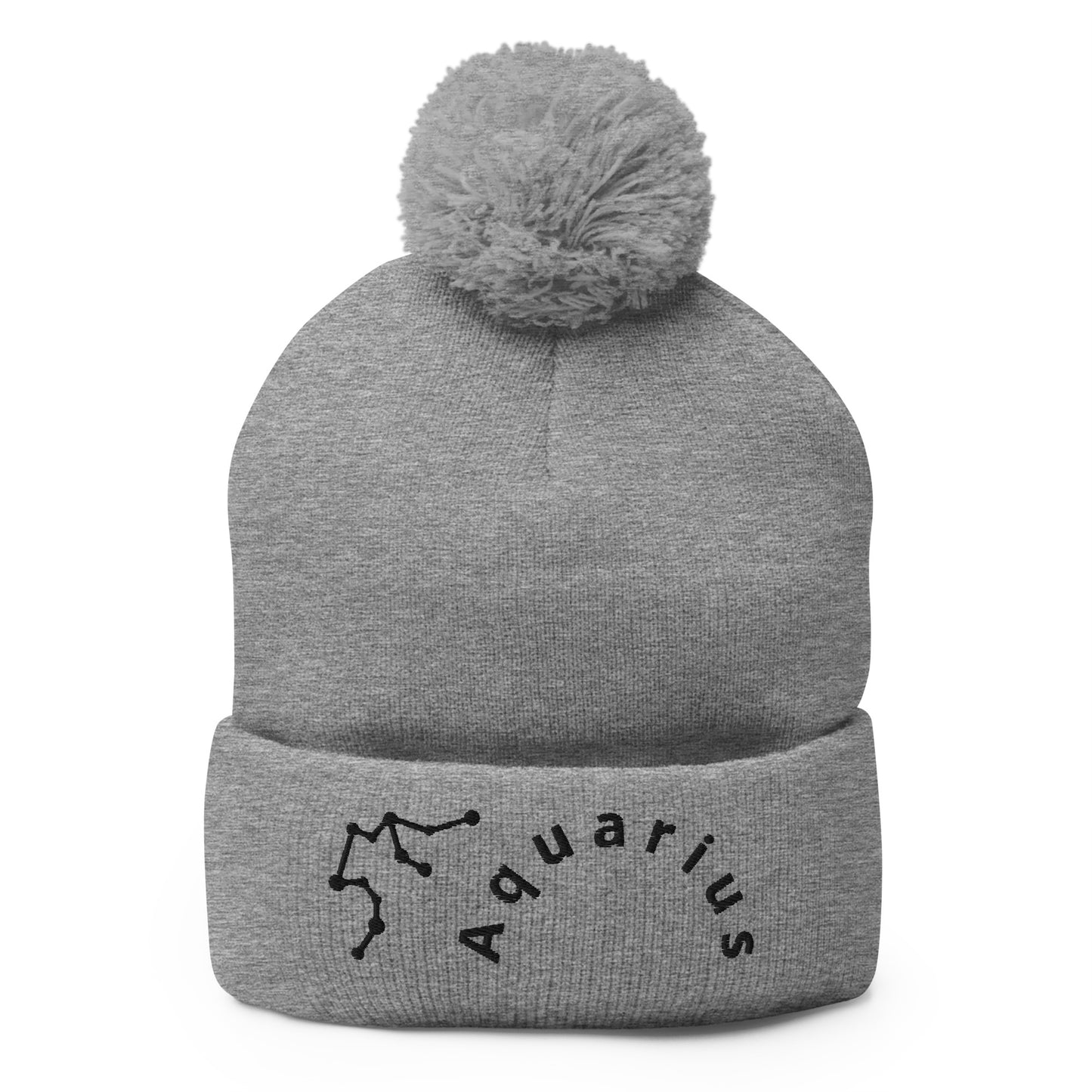 “Aquarius” Pom-Pom Beanie