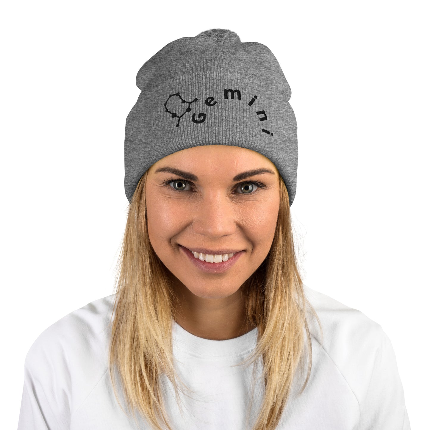 “Gemini” Pom-Pom Beanie