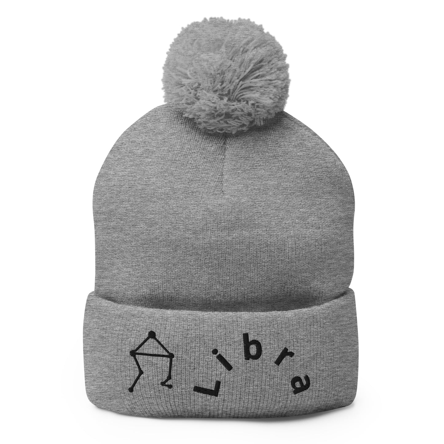 “Libra” Pom-Pom Beanie