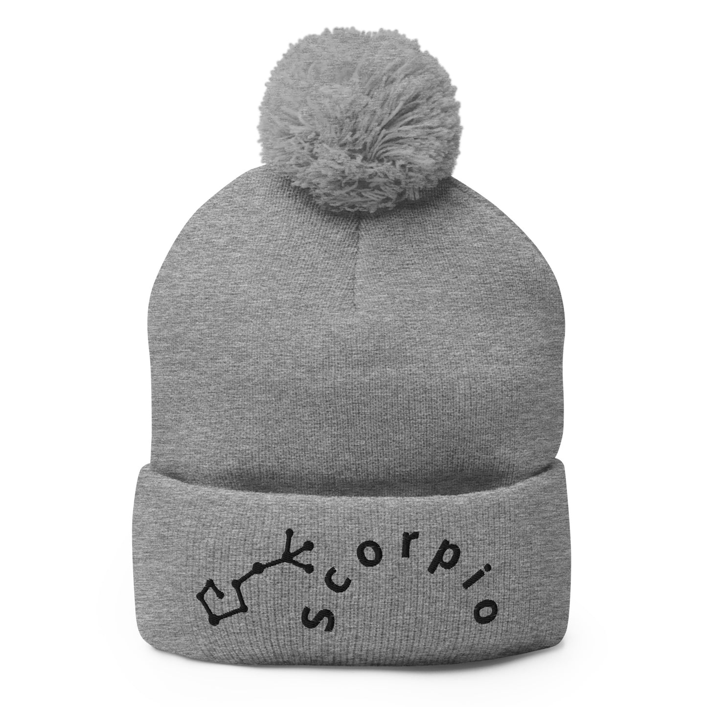 “Scorpio” Pom-Pom Beanie