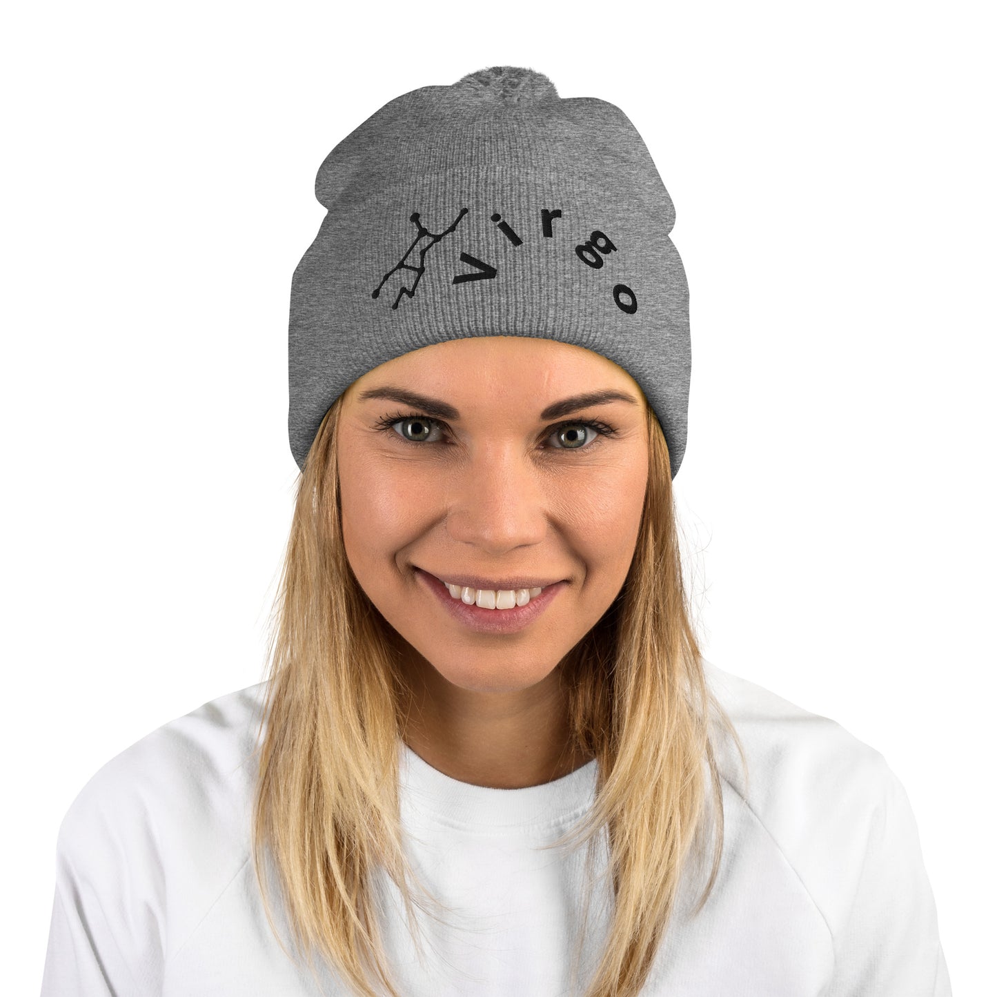 “Virgo” Pom-Pom Beanie