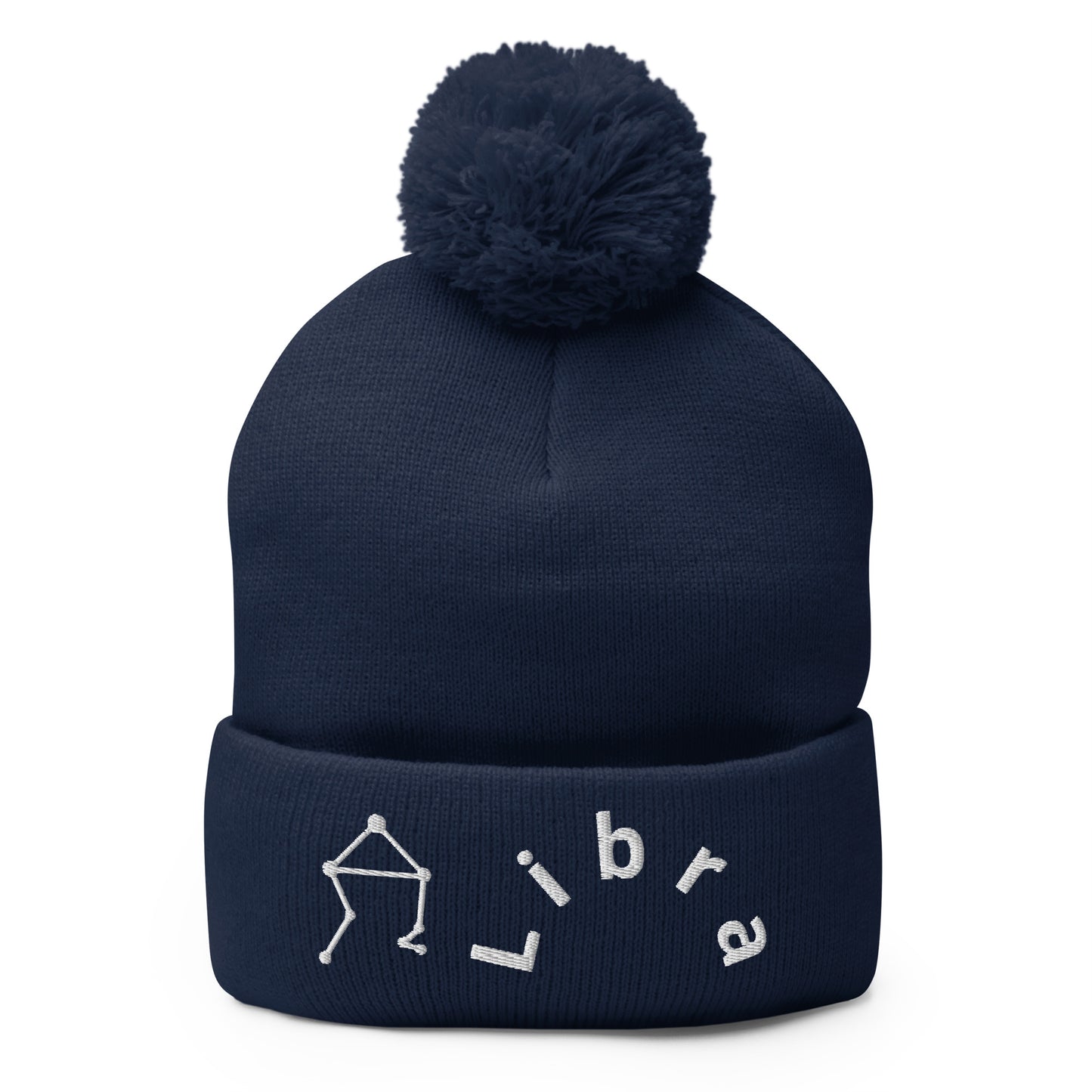 “Libra” Pom-Pom Beanie